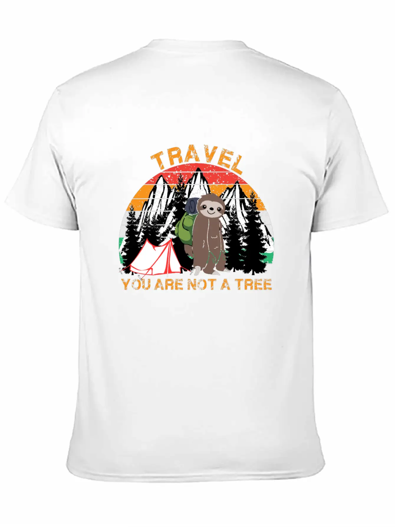 Travel You Are Not A Tree Hiking Travel Lover Unisex Casual T-Shirt – Clean Design For Daily Comfort