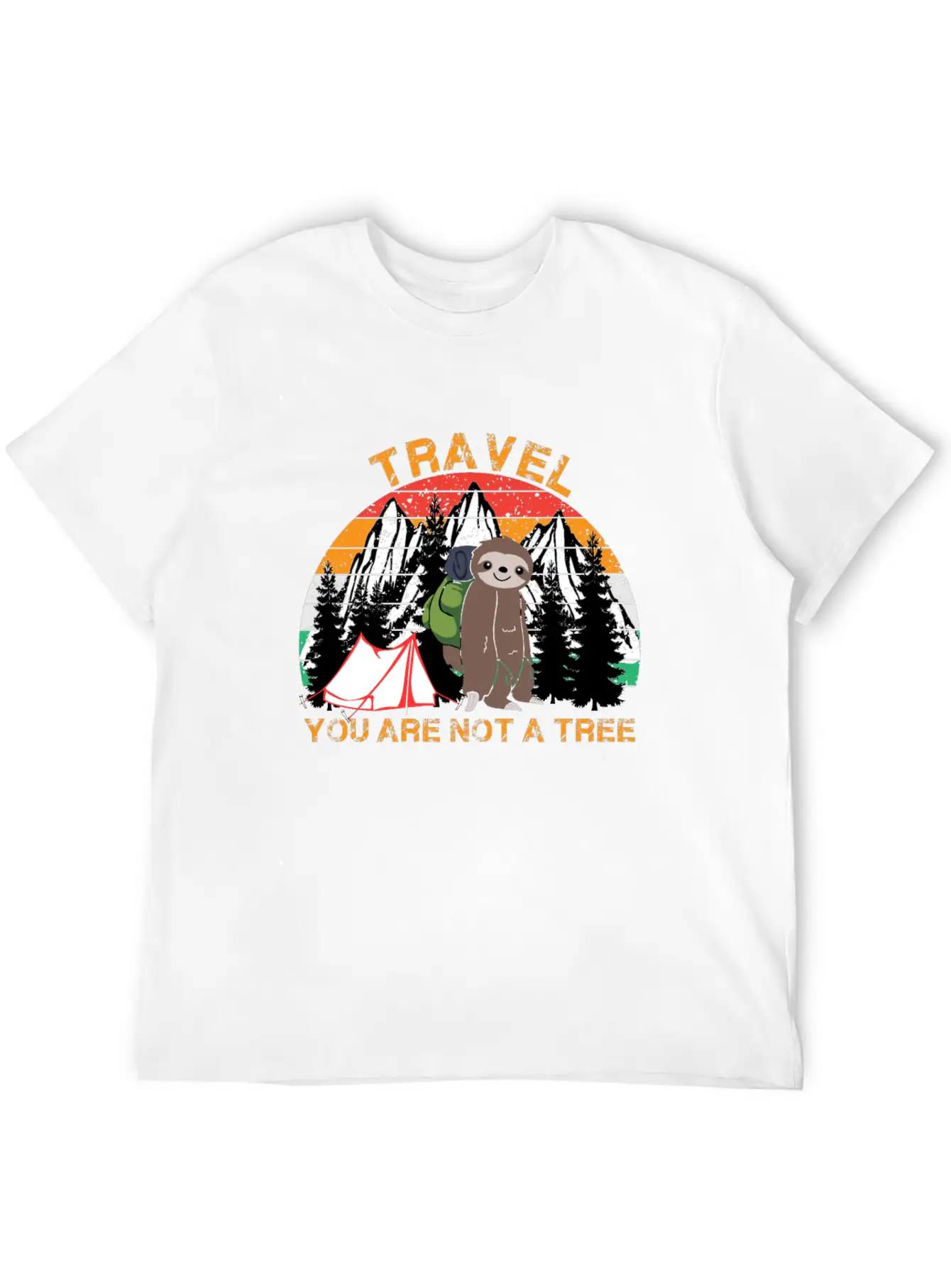 Travel You Are Not A Tree Hiking Travel Lover Unisex Casual T-Shirt – Clean Design For Daily Comfort