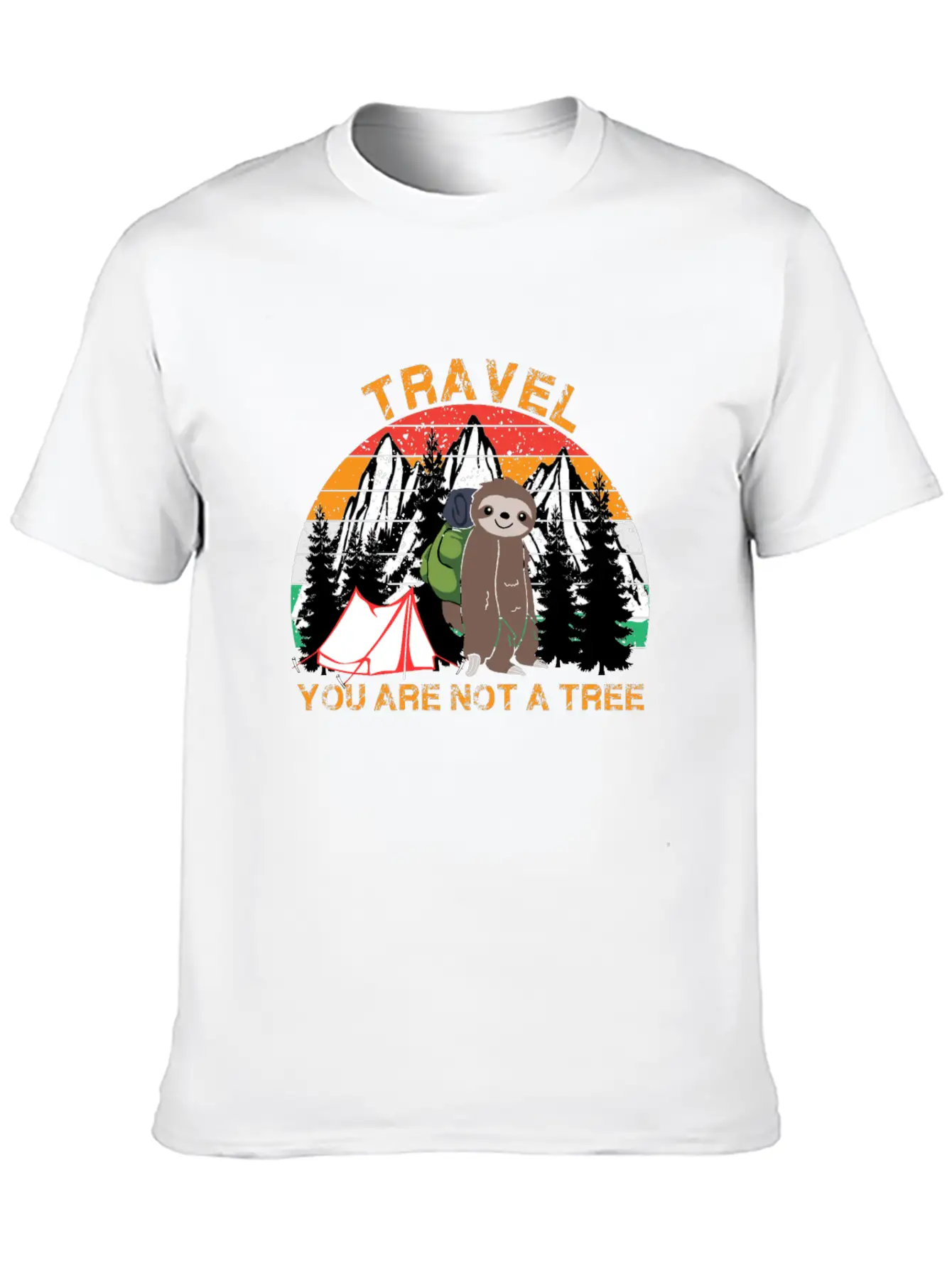 Travel You Are Not A Tree Hiking Travel Lover Unisex Casual T-Shirt – Clean Design For Daily Comfort