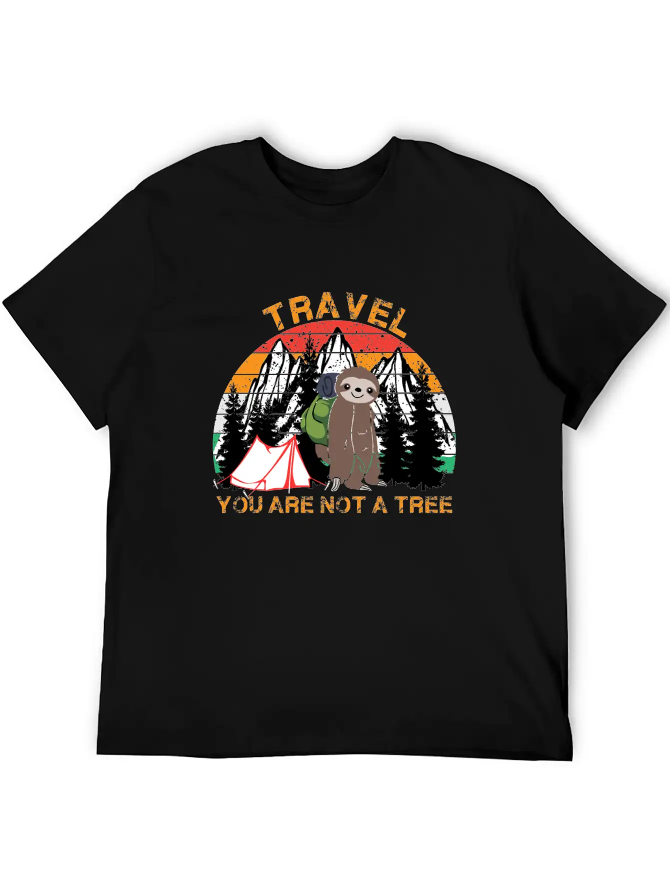 Travel You Are Not A Tree Hiking Travel Lover Unisex Casual T-Shirt – Clean Design For Daily Comfort