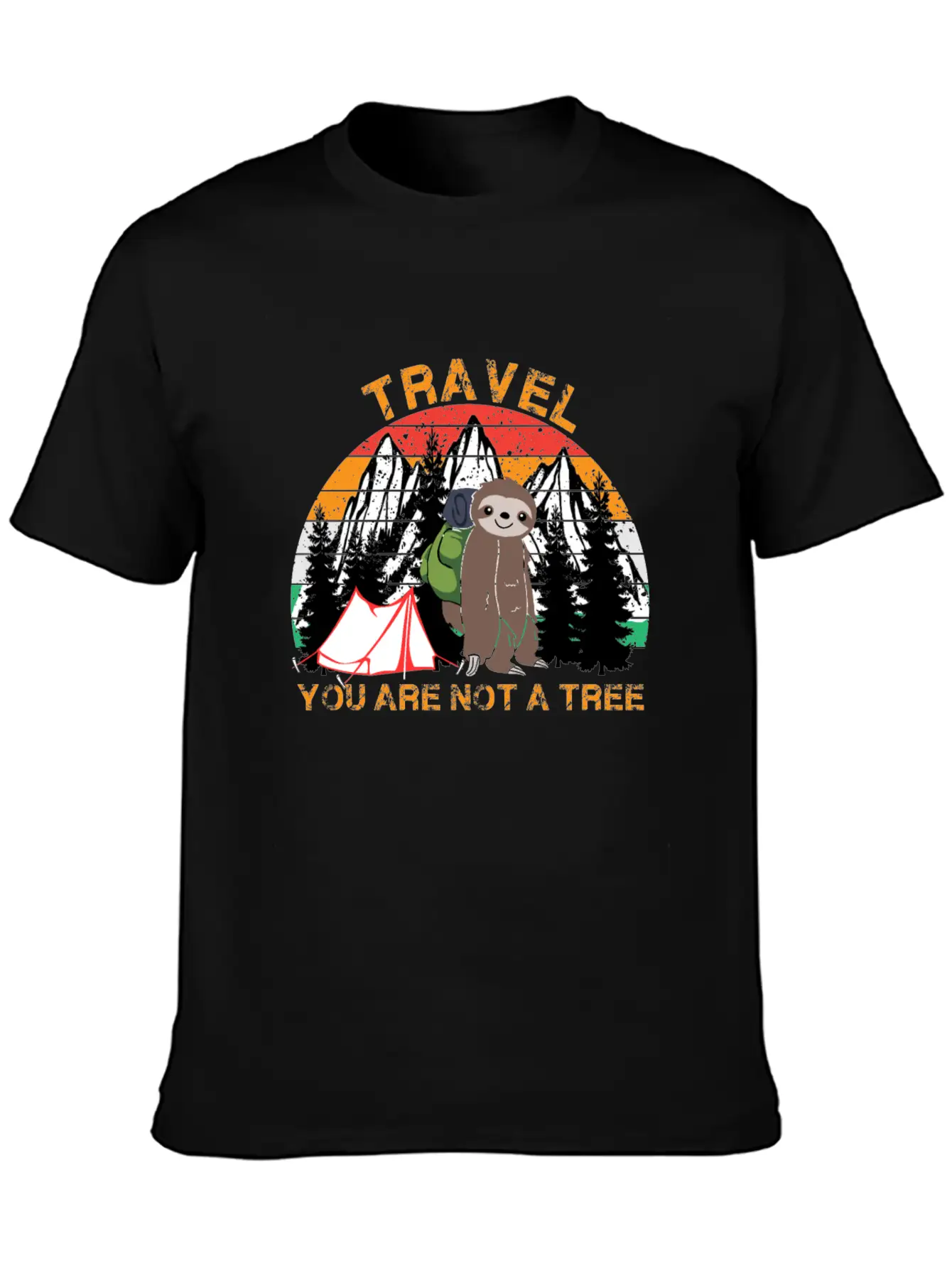 Travel You Are Not A Tree Hiking Travel Lover Unisex Casual T-Shirt – Clean Design For Daily Comfort
