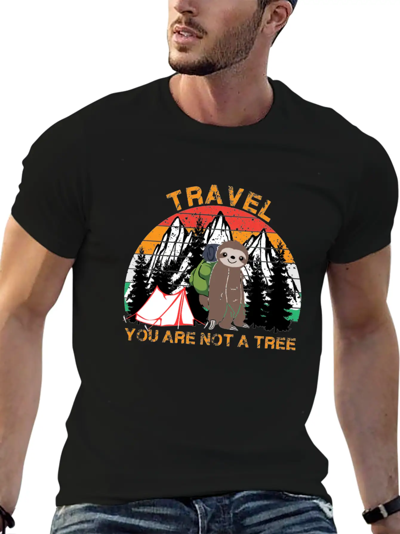Travel You Are Not A Tree Hiking Travel Lover Unisex Casual T-Shirt – Clean Design For Daily Comfort