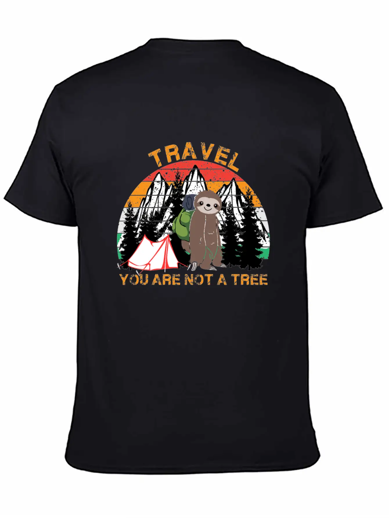 Travel You Are Not A Tree Hiking Travel Lover Unisex Casual T-Shirt – Clean Design For Daily Comfort