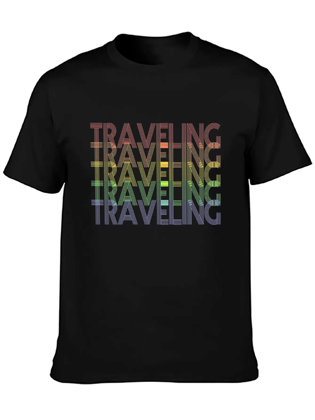 Traveling Basic Graphic T-Shirt – Daily Comfort In Soft Cotton