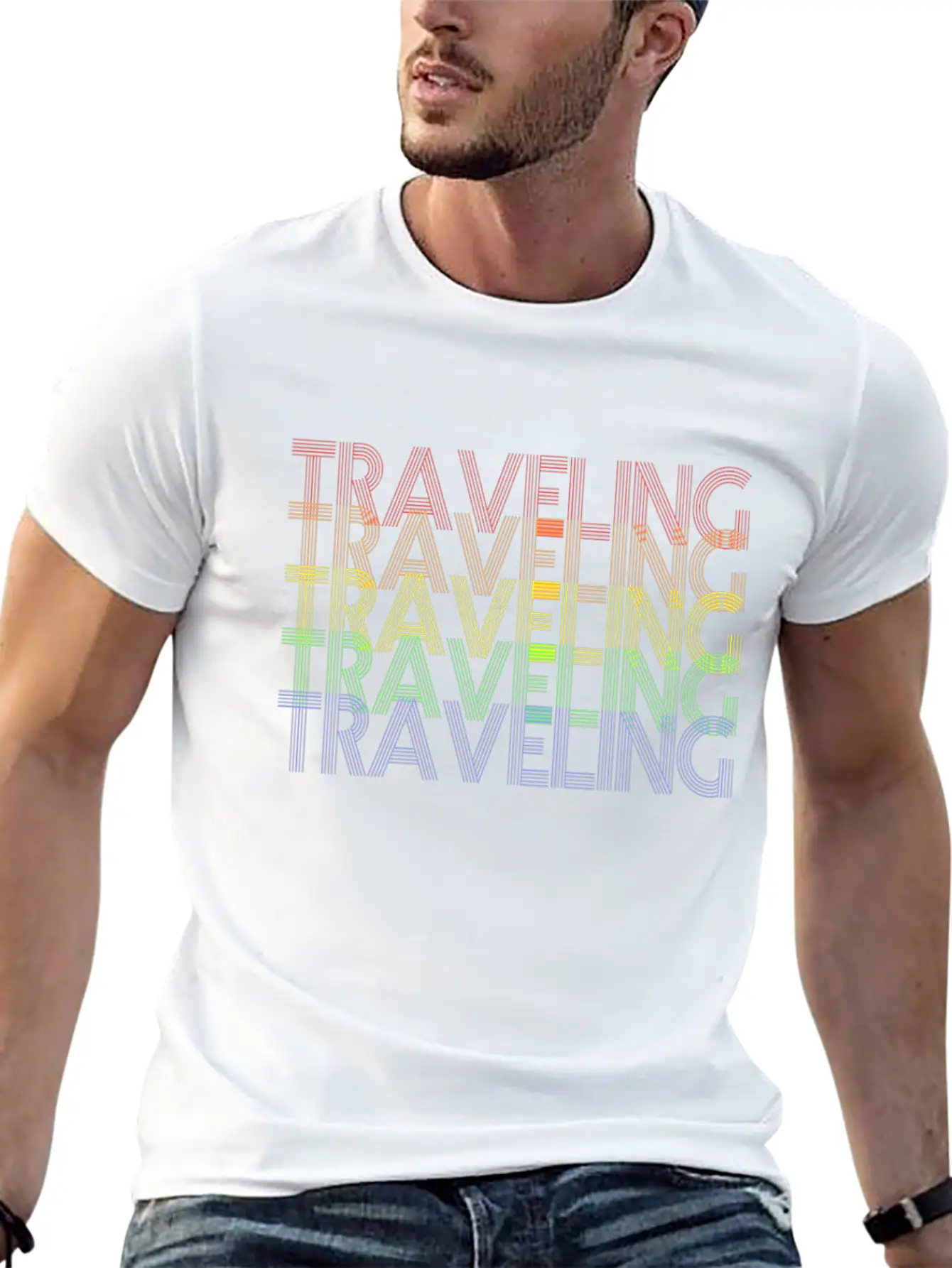 Traveling Basic Graphic T-Shirt – Daily Comfort In Soft Cotton