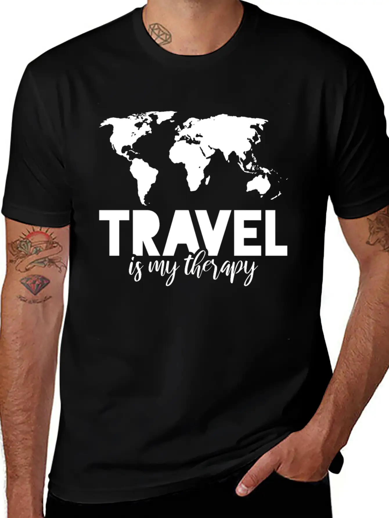 Traveling Lightweight Cotton T-Shirt – Daily Comfort Graphic Shirt