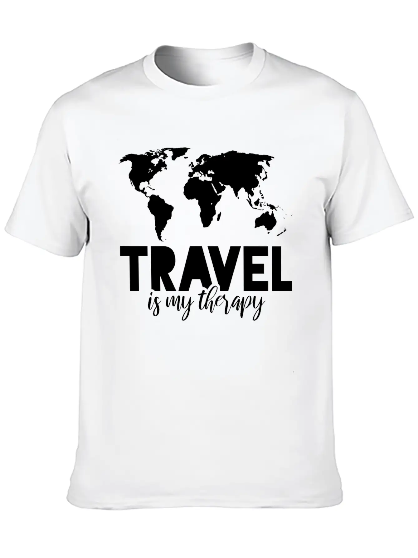 Traveling Lightweight Cotton T-Shirt – Daily Comfort Graphic Shirt