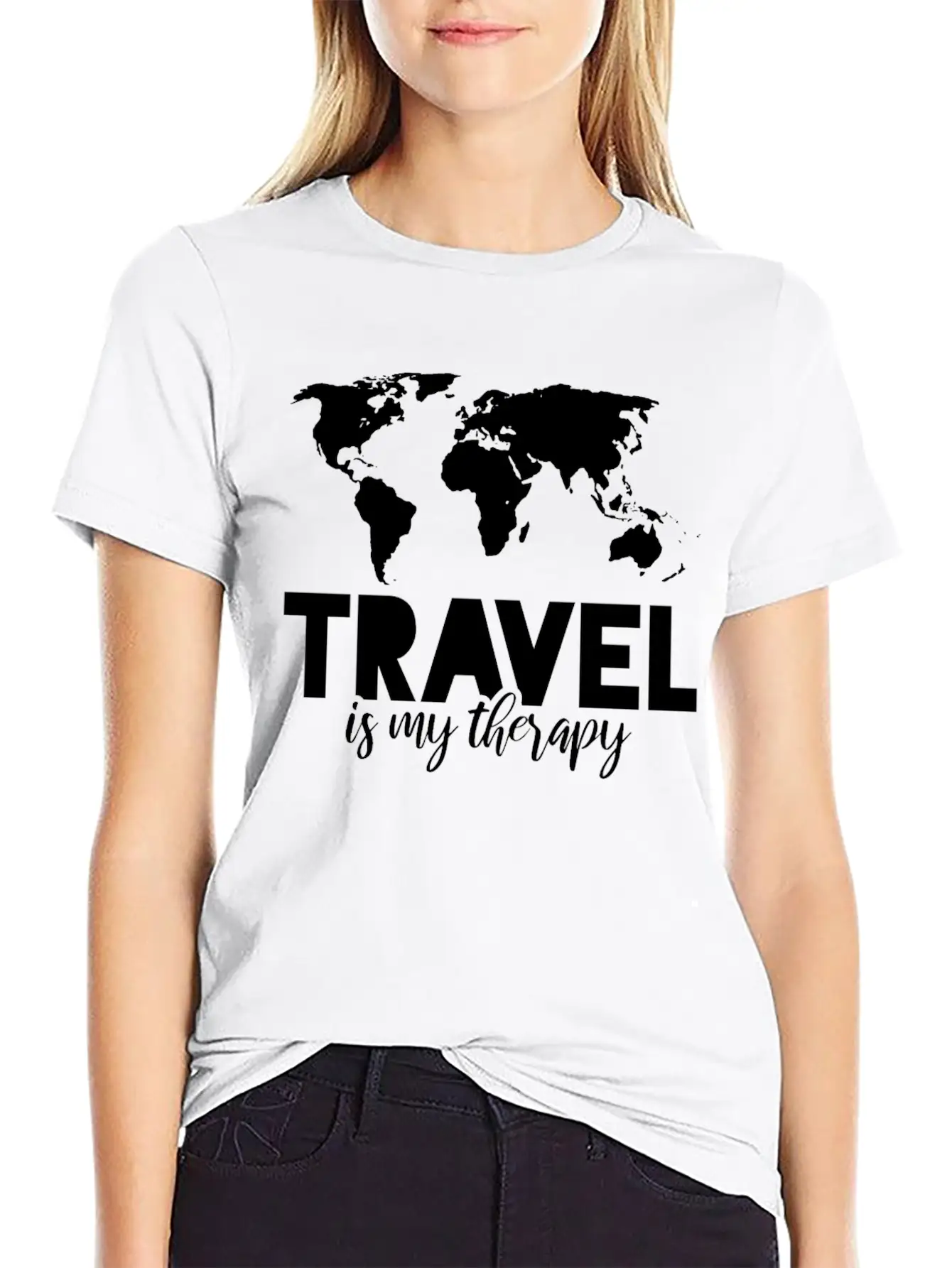 Traveling Lightweight Cotton T-Shirt – Daily Comfort Graphic Shirt