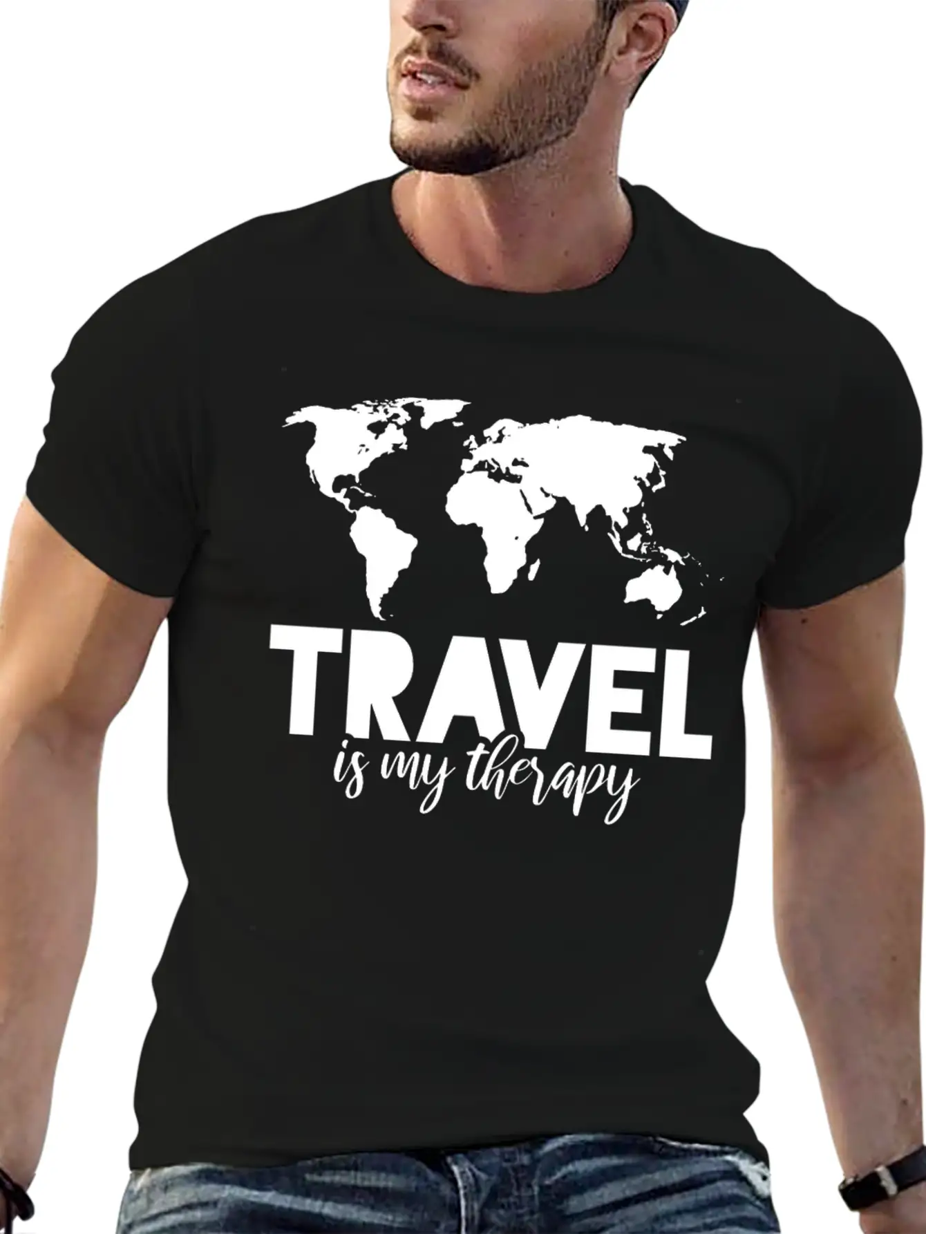Traveling Lightweight Cotton T-Shirt – Daily Comfort Graphic Shirt