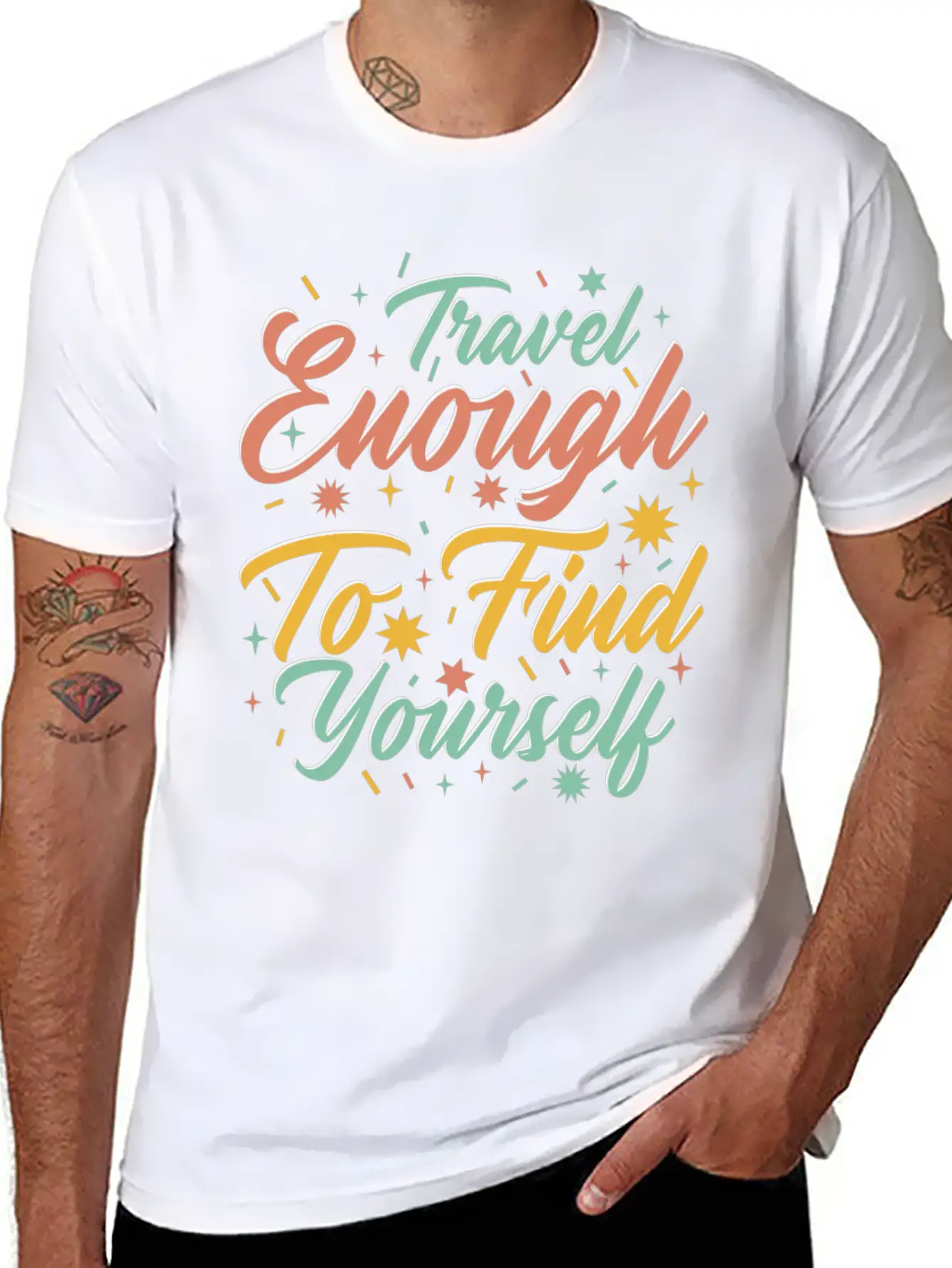 Traveling Motivator Self Care Inspirational Quote Essential Cotton Tee For Daily Outfits – Unisex Style