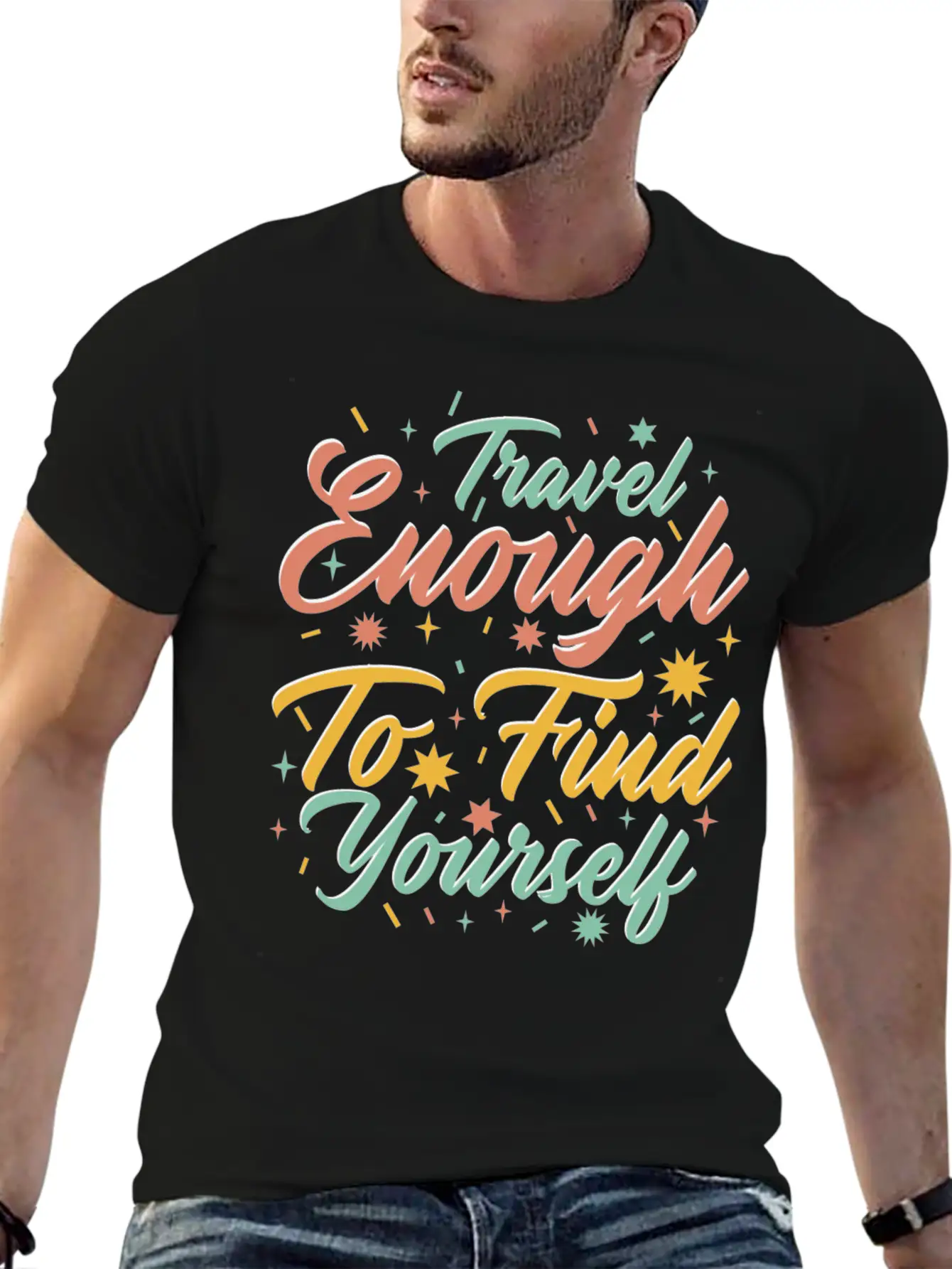 Traveling Motivator Self Care Inspirational Quote Essential Cotton Tee For Daily Outfits – Unisex Style