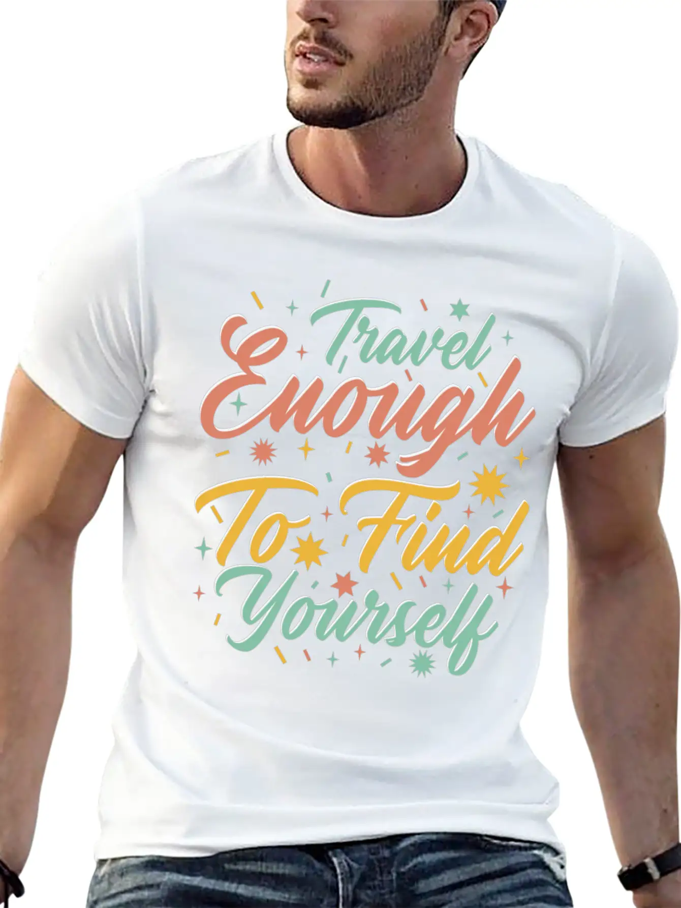 Traveling Motivator Self Care Inspirational Quote Essential Cotton Tee For Daily Outfits – Unisex Style