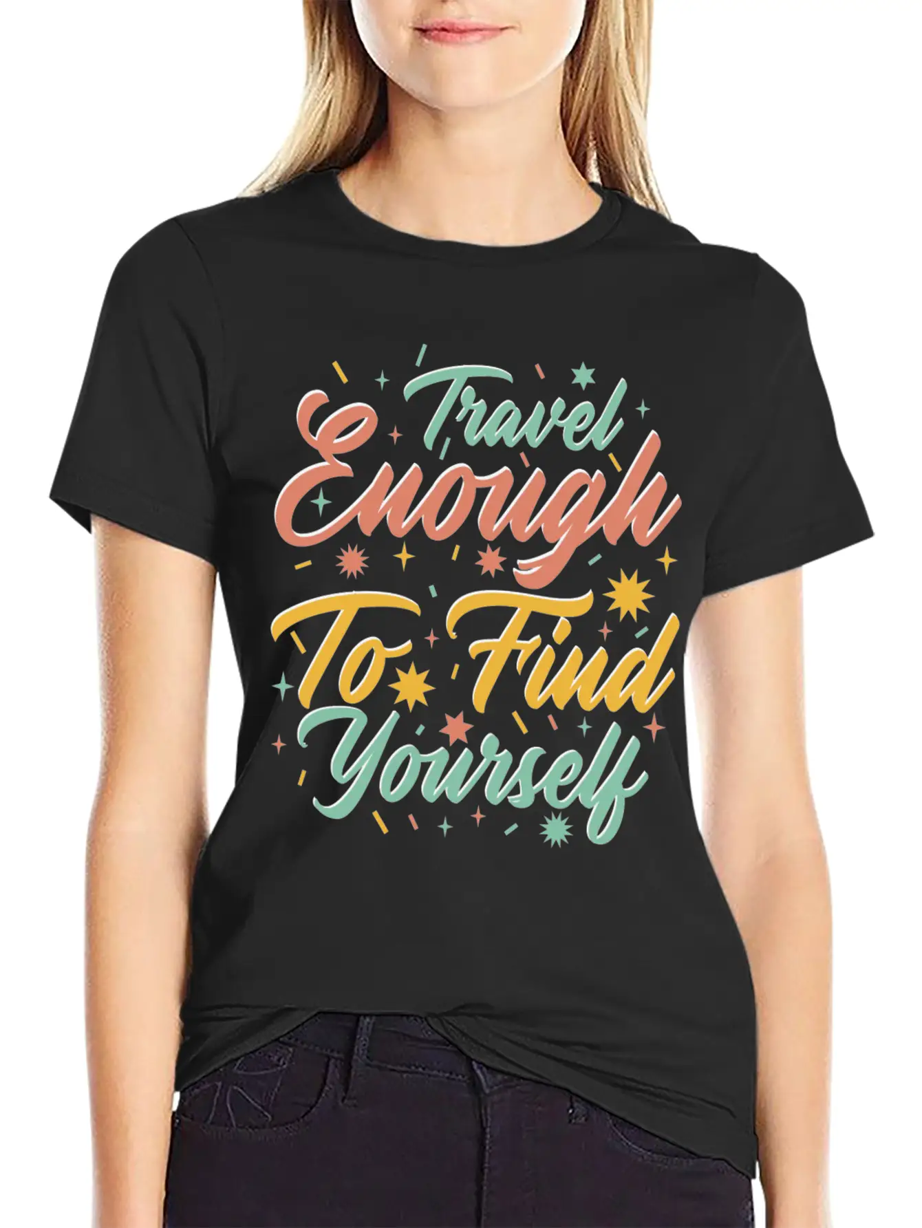 Traveling Motivator Self Care Inspirational Quote Essential Cotton Tee For Daily Outfits – Unisex Style
