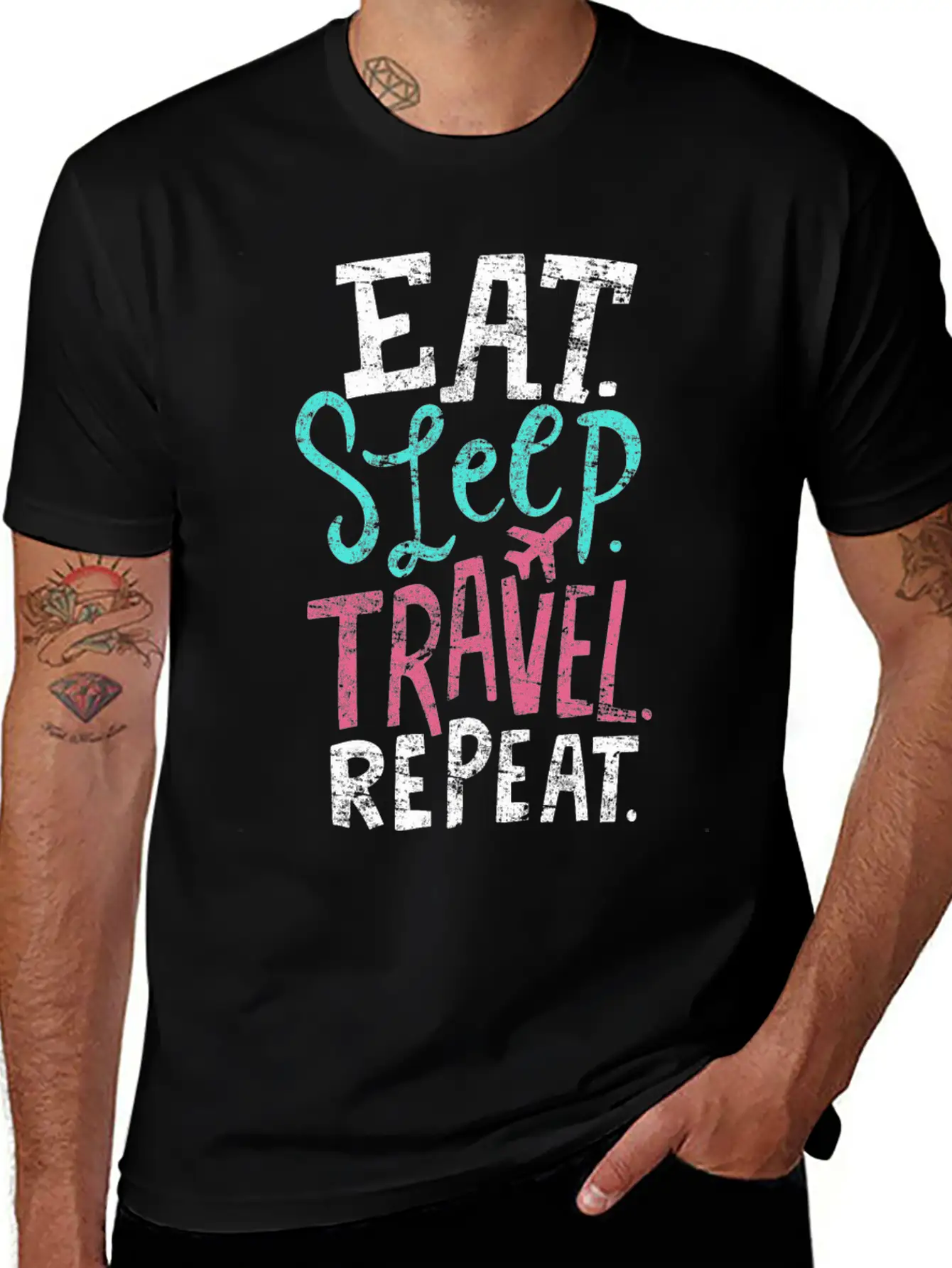 Traveling Relaxed Everyday Tee – Lightweight And Durable Cotton