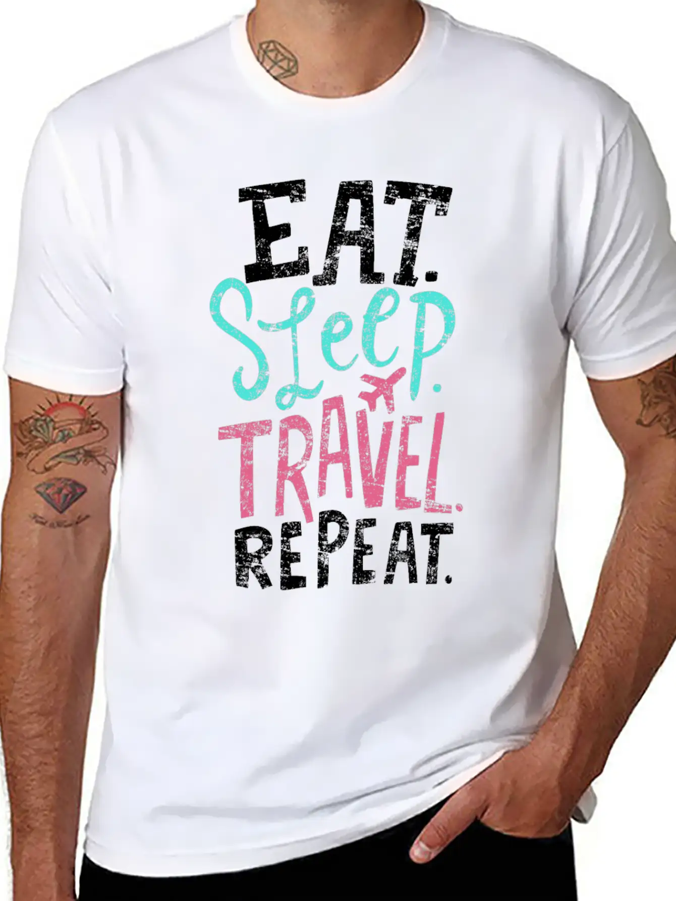 Traveling Relaxed Everyday Tee – Lightweight And Durable Cotton