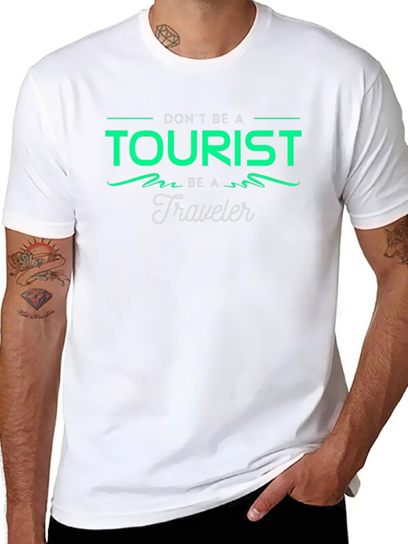 Traveller Travel Love Passion Unisex Casual T-Shirt – Clean Design For Daily Comfort