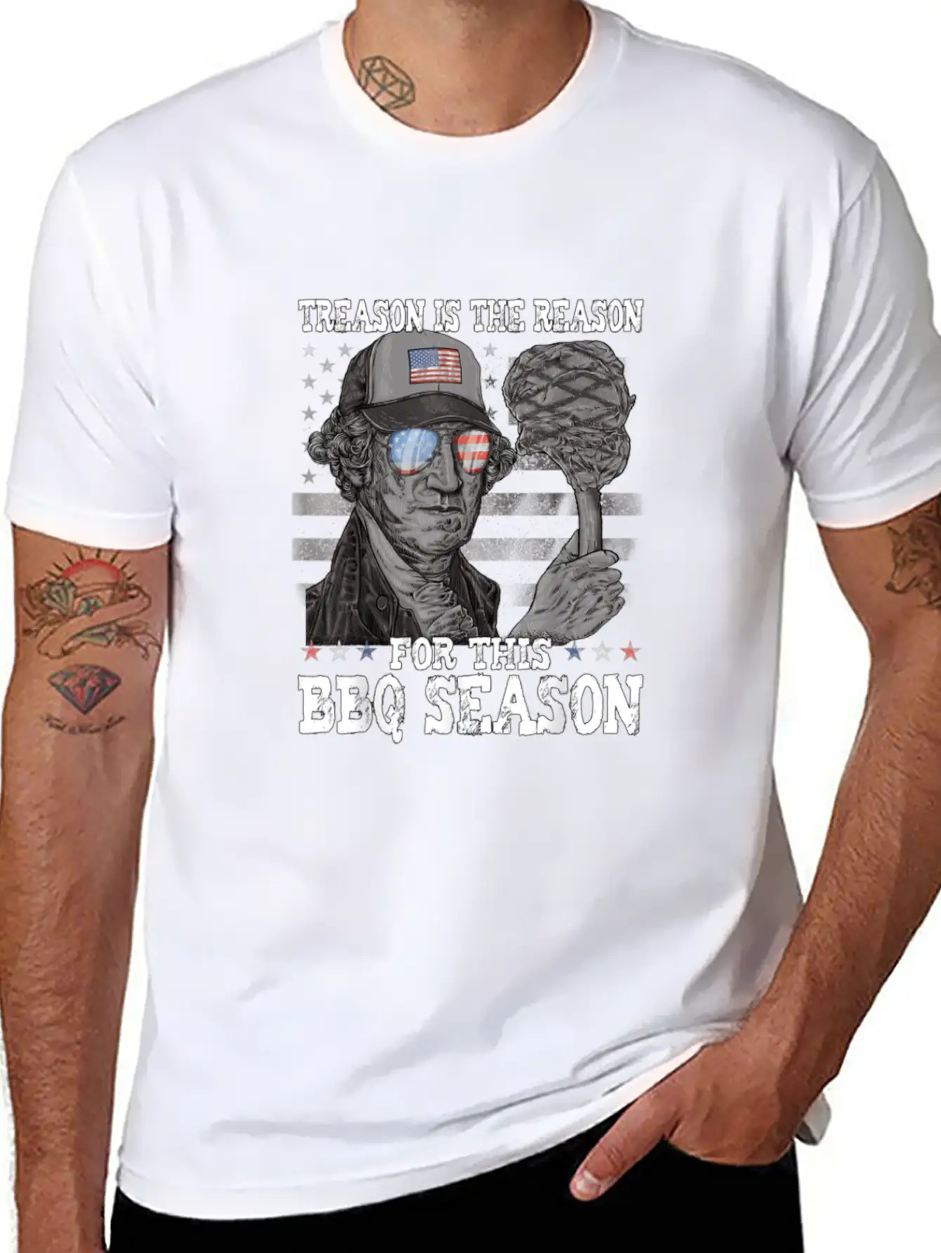 Treason Is The Reason For The Season 4th Of July Unisex Casual T-Shirt – Clean Design For Daily Comfort