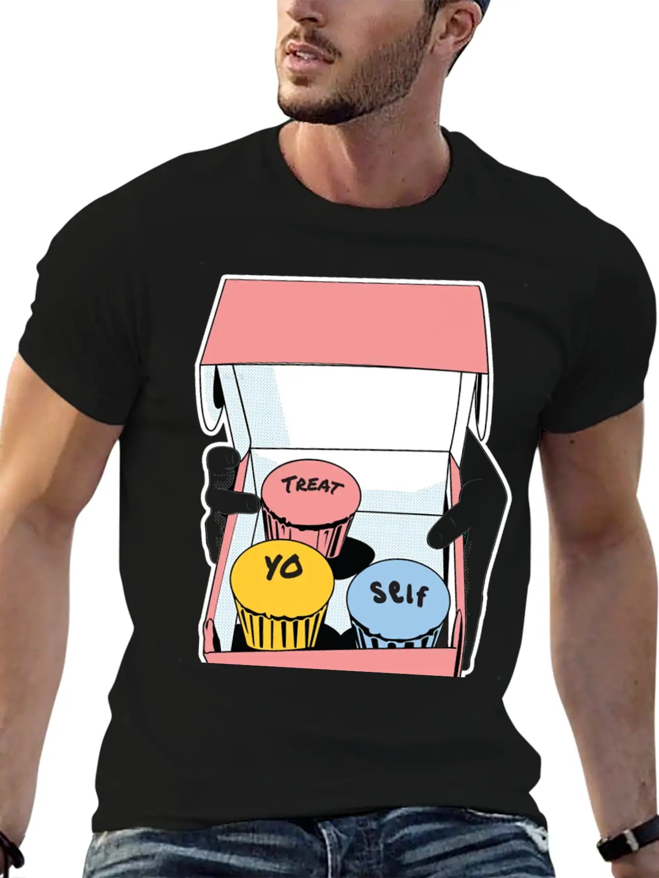 Treat Yo Self Modern Fit Casual T-Shirt – Clean And Versatile Design
