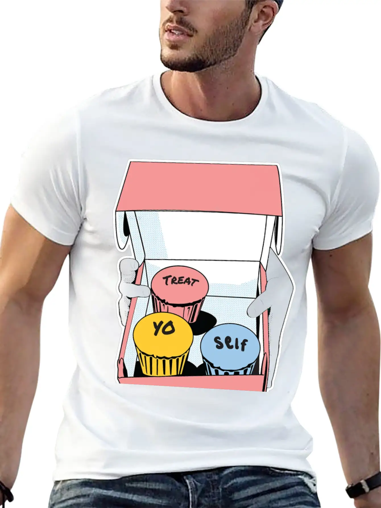 Treat Yo Self Modern Fit Casual T-Shirt – Clean And Versatile Design