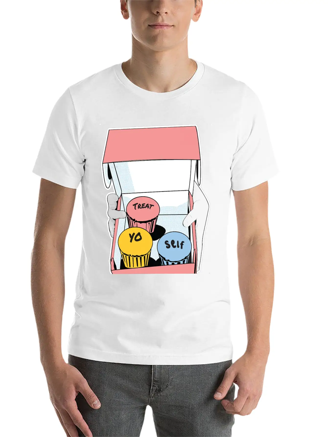 Treat Yo Self Modern Fit Casual T-Shirt – Clean And Versatile Design