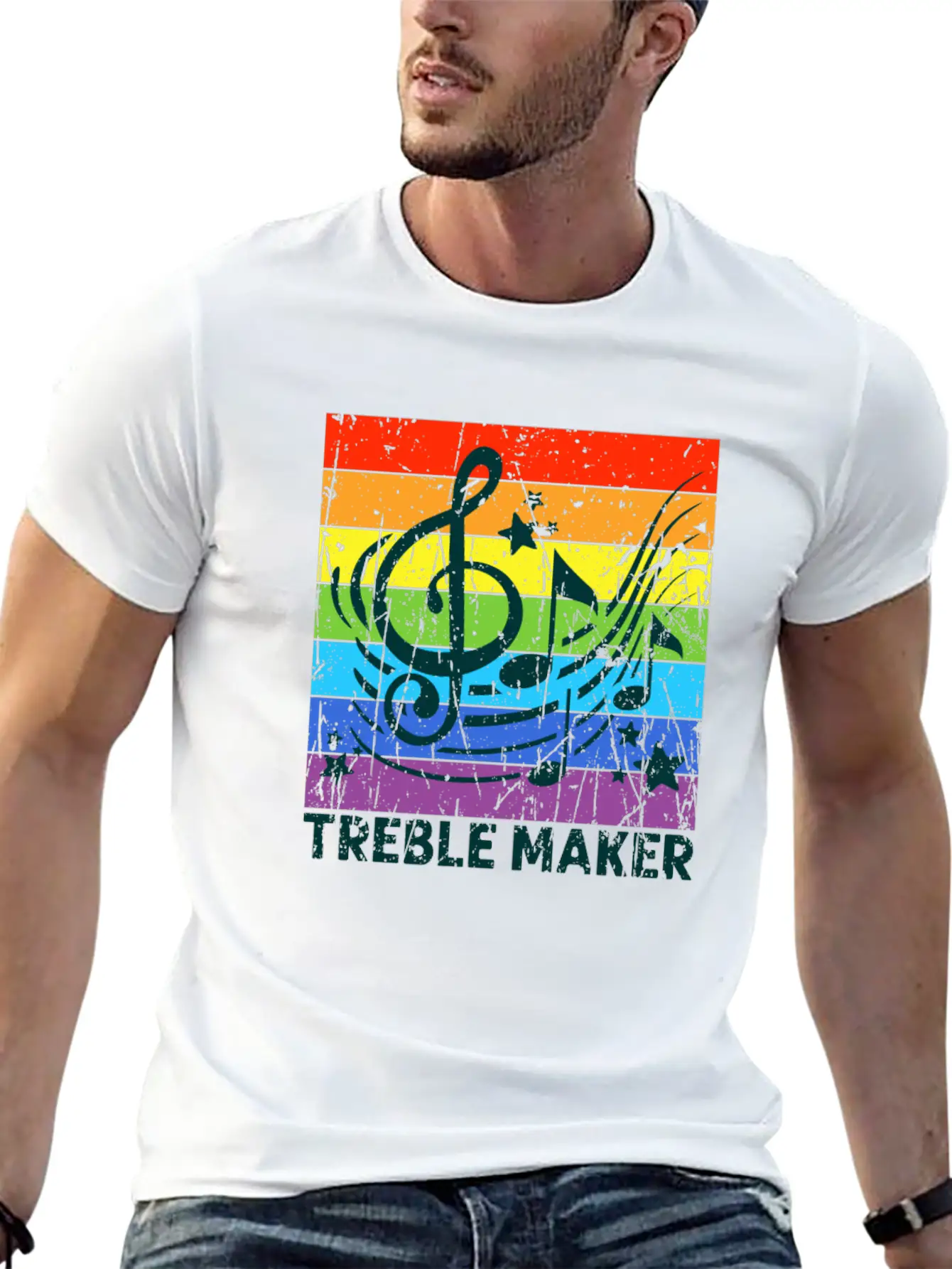 Treble Maker - Treble Unisex Casual T-Shirt – Clean Design For Daily Comfort