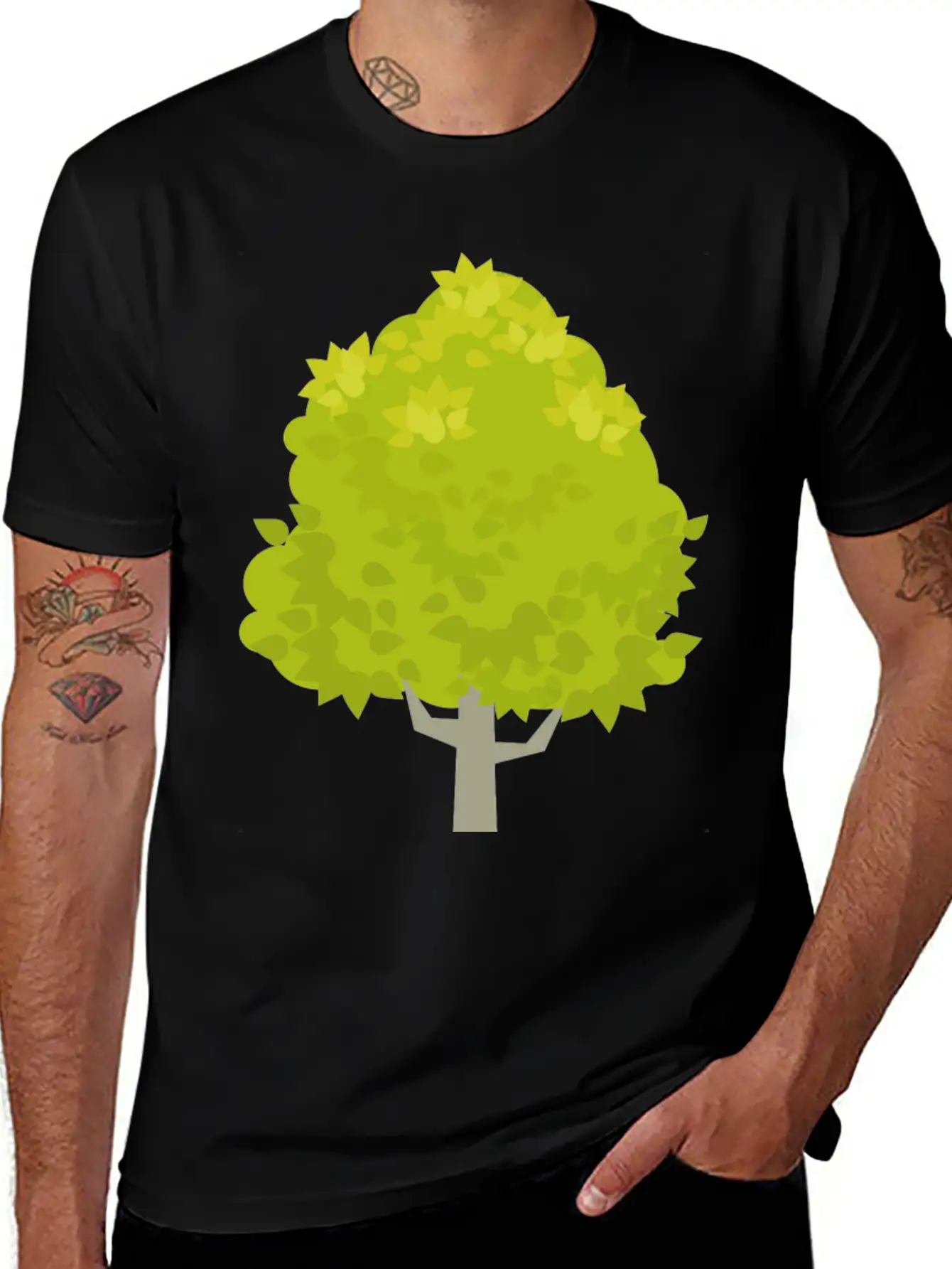 Tree 3 Unisex Casual T-Shirt – Clean Design For Daily Comfort