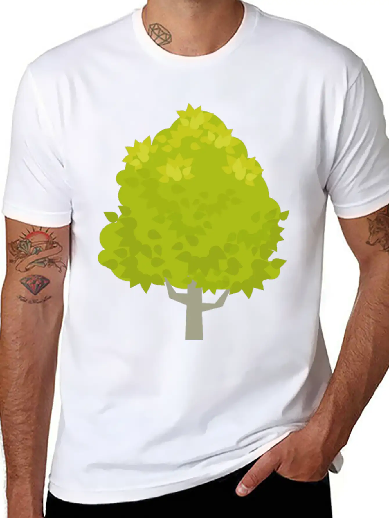 Tree 3 Unisex Casual T-Shirt – Clean Design For Daily Comfort