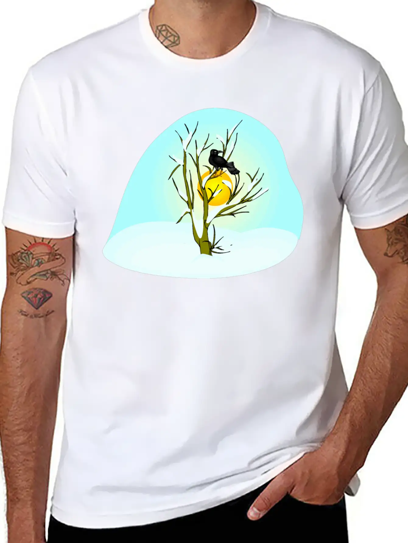 Tree 60 Stylish Everyday T-Shirt – Unisex Basic Cotton Tee