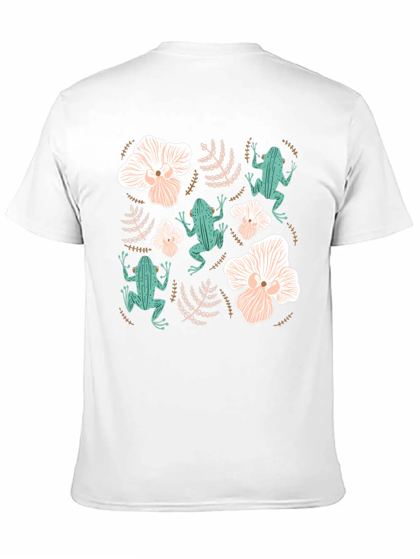 Tree Frog Floral Basic Graphic T-Shirt – Daily Comfort In Soft Cotton