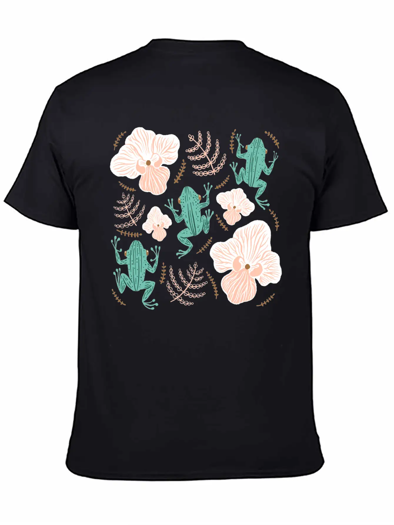 Tree Frog Floral Basic Graphic T-Shirt – Daily Comfort In Soft Cotton