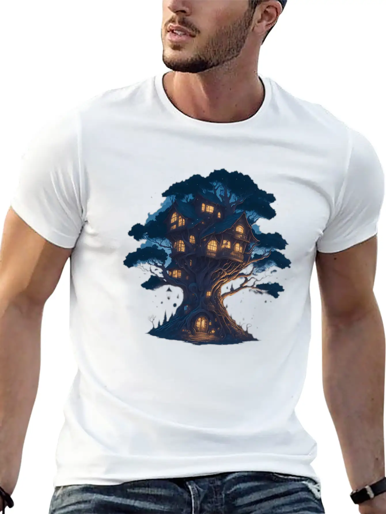 Tree House. Basic Graphic T-Shirt – Daily Comfort In Soft Cotton