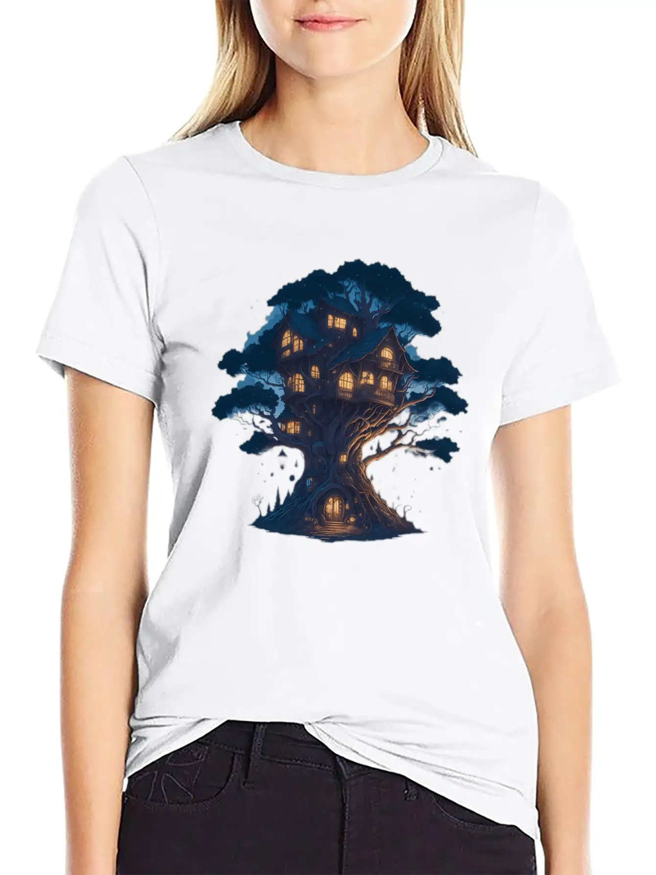 Tree House. Basic Graphic T-Shirt – Daily Comfort In Soft Cotton