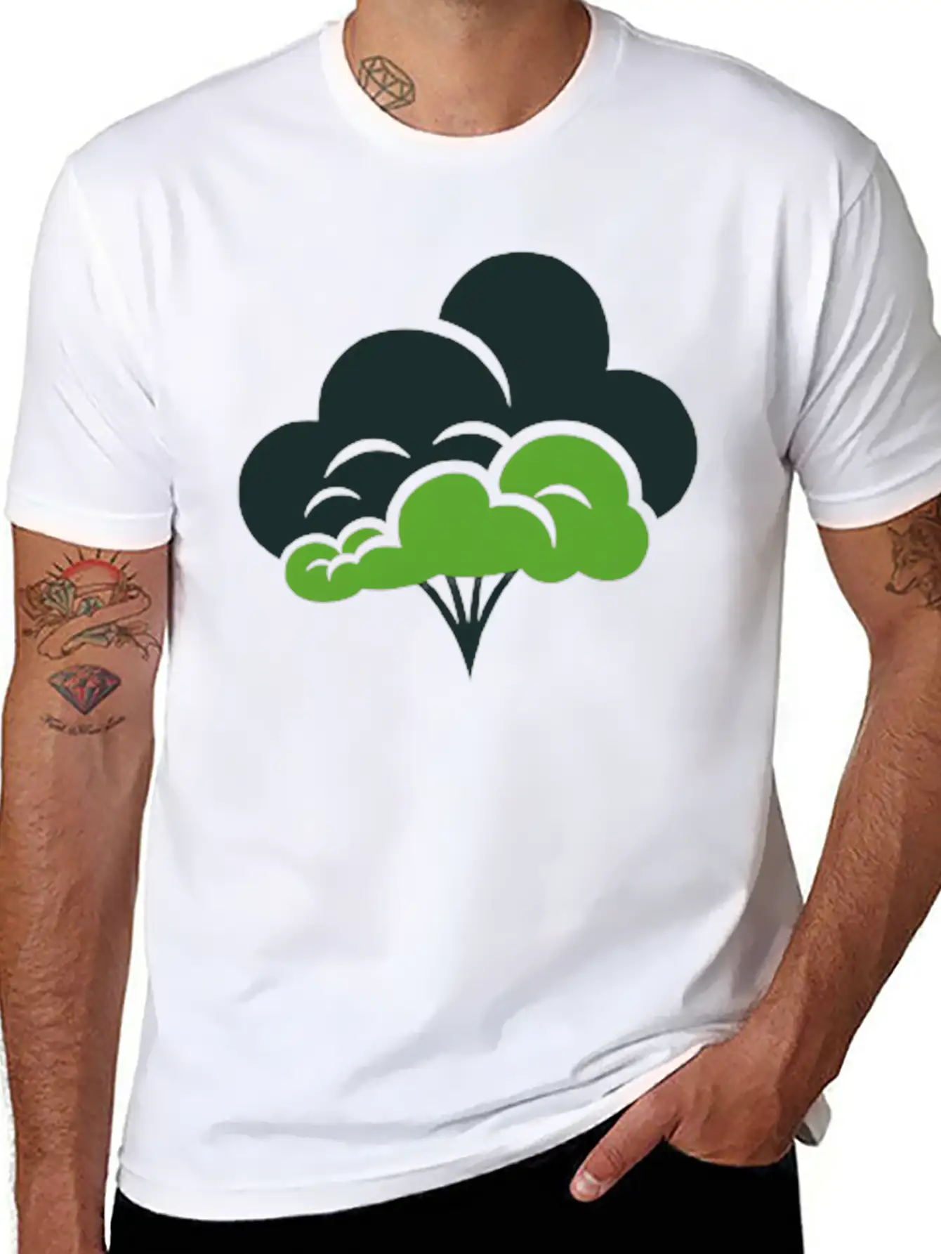 TREE-LIKE CLOUD Essential Cotton Tee For Daily Outfits – Unisex Style