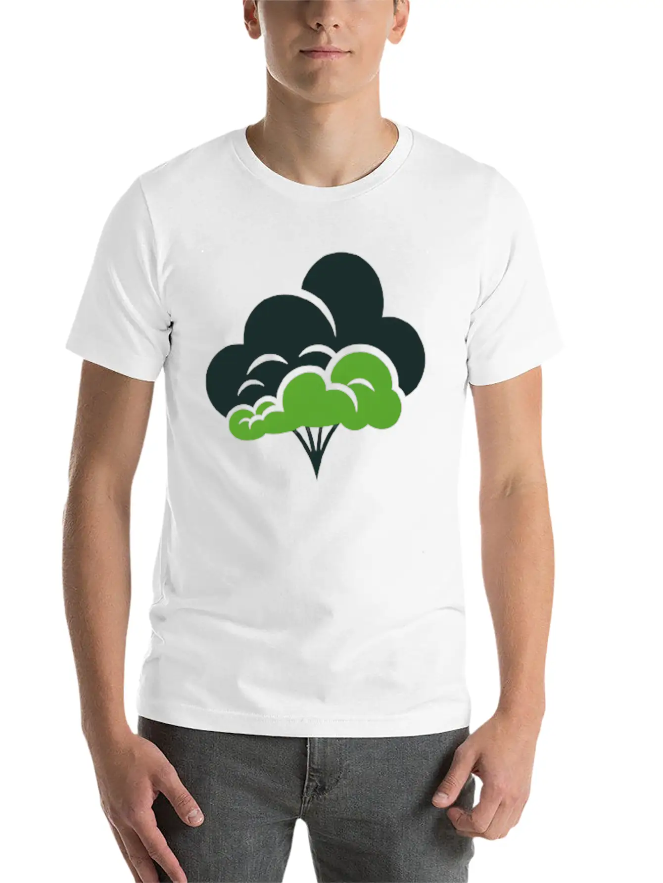 TREE-LIKE CLOUD Essential Cotton Tee For Daily Outfits – Unisex Style