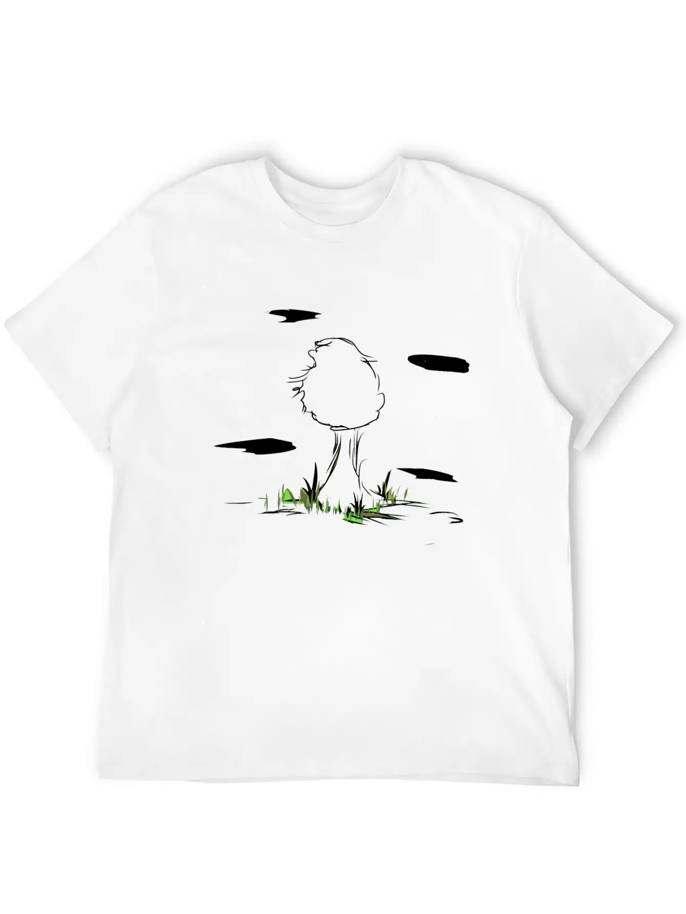 Tree Nature Sky Nature Symbol Grass Spring Unisex Casual T-Shirt – Clean Design For Daily Comfort