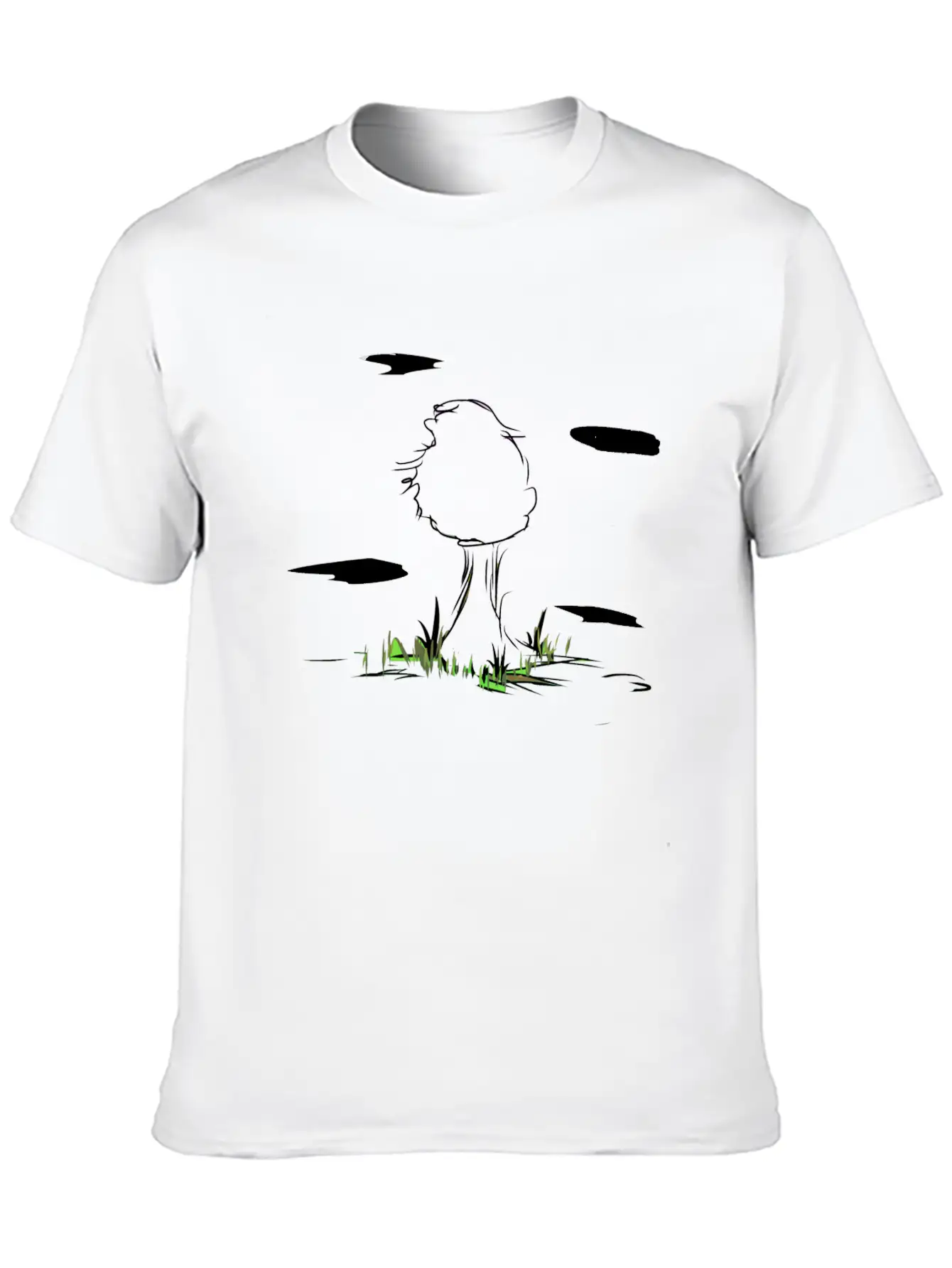 Tree Nature Sky Nature Symbol Grass Spring Unisex Casual T-Shirt – Clean Design For Daily Comfort