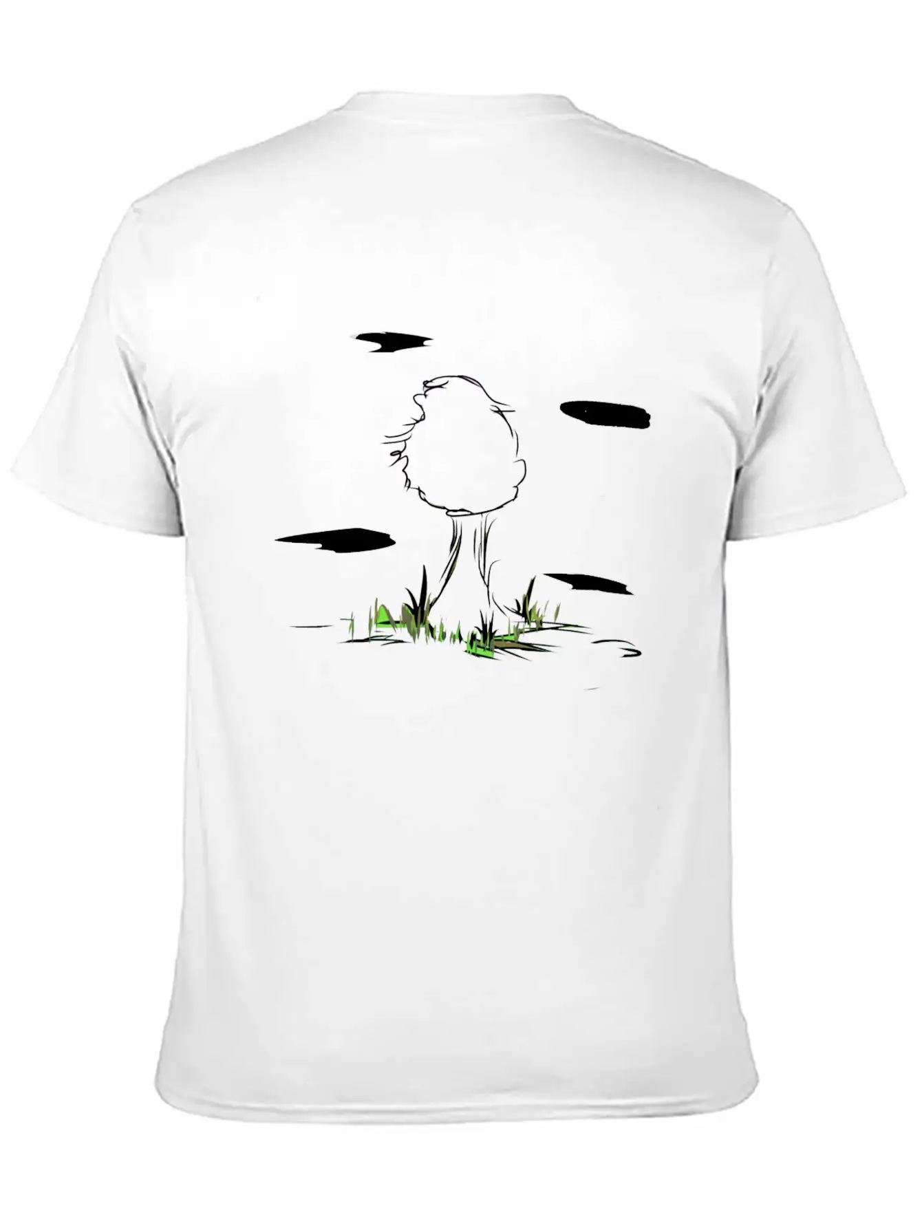 Tree Nature Sky Nature Symbol Grass Spring Unisex Casual T-Shirt – Clean Design For Daily Comfort