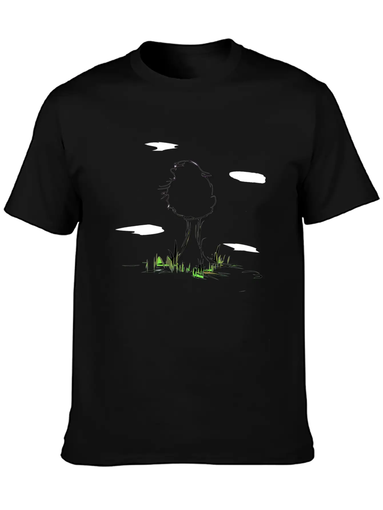 Tree Nature Sky Nature Symbol Grass Spring Unisex Casual T-Shirt – Clean Design For Daily Comfort