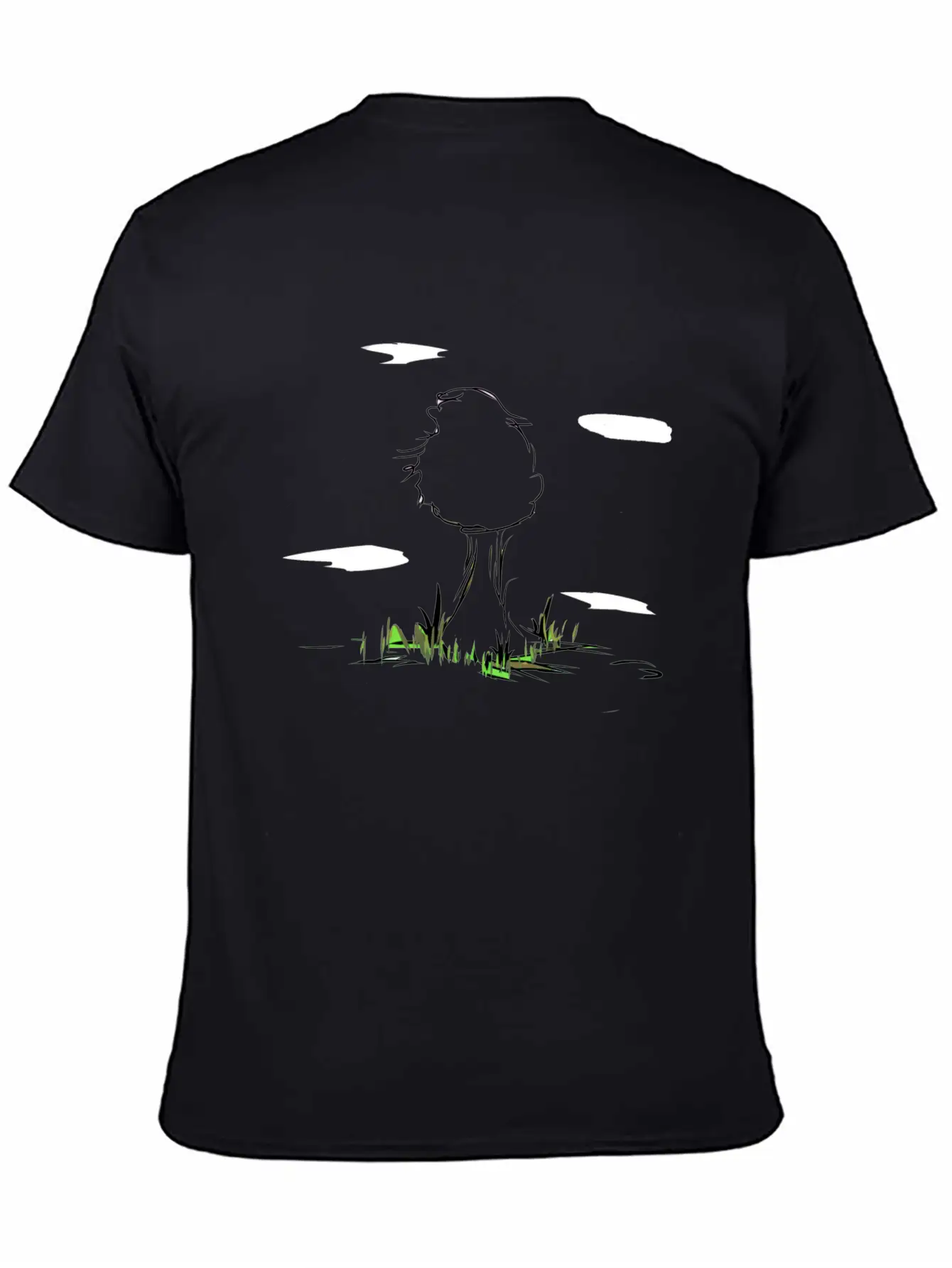 Tree Nature Sky Nature Symbol Grass Spring Unisex Casual T-Shirt – Clean Design For Daily Comfort