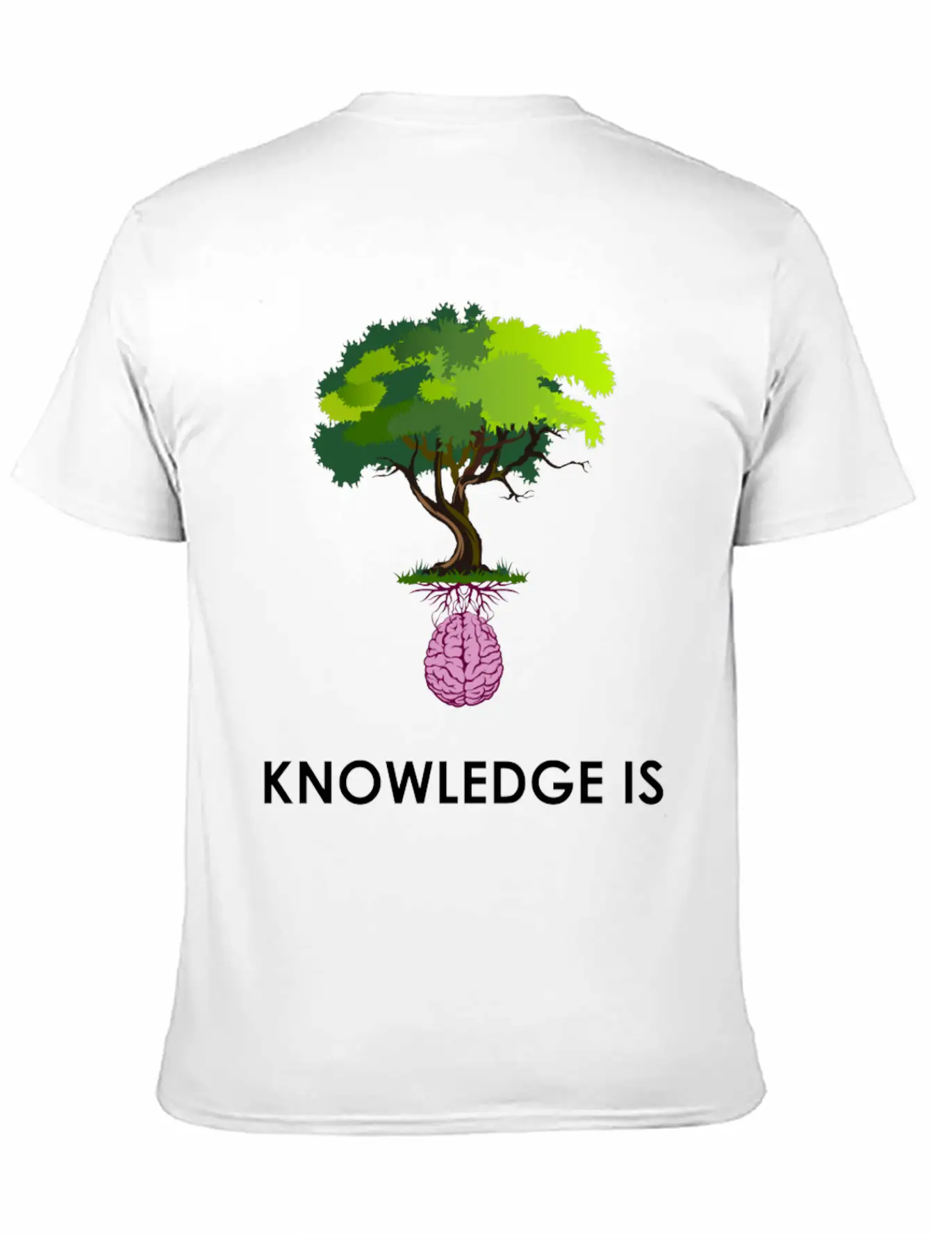 Tree Of Knowledge Design Modern Fit Casual T-Shirt – Clean And Versatile Design