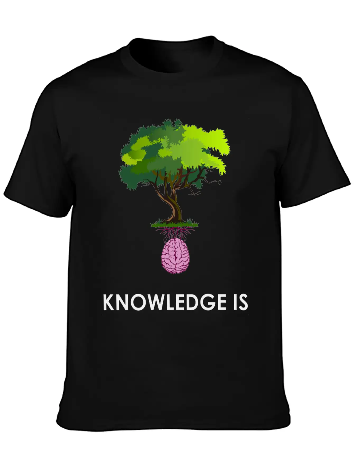Tree Of Knowledge Design Modern Fit Casual T-Shirt – Clean And Versatile Design