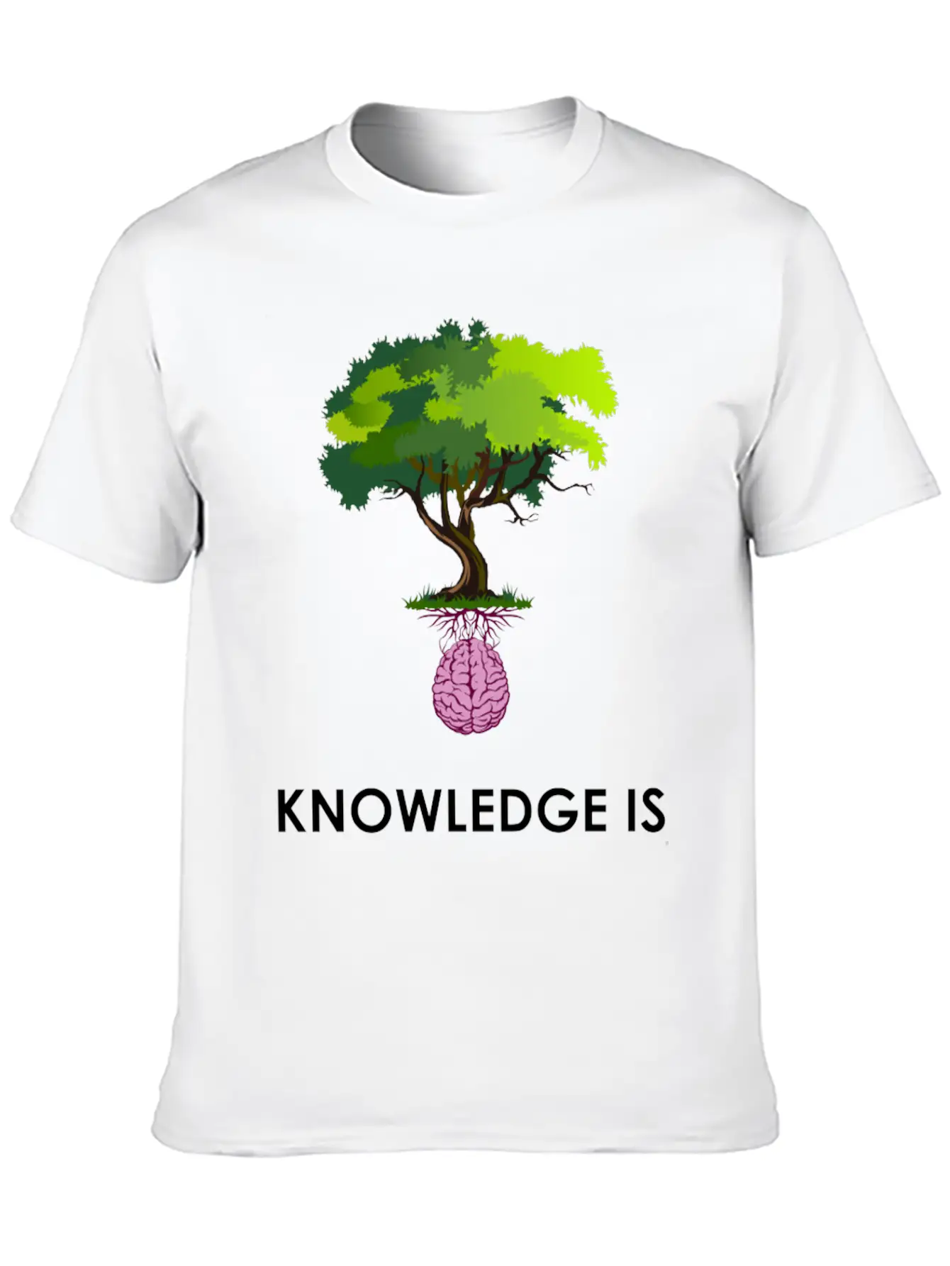Tree Of Knowledge Design Modern Fit Casual T-Shirt – Clean And Versatile Design