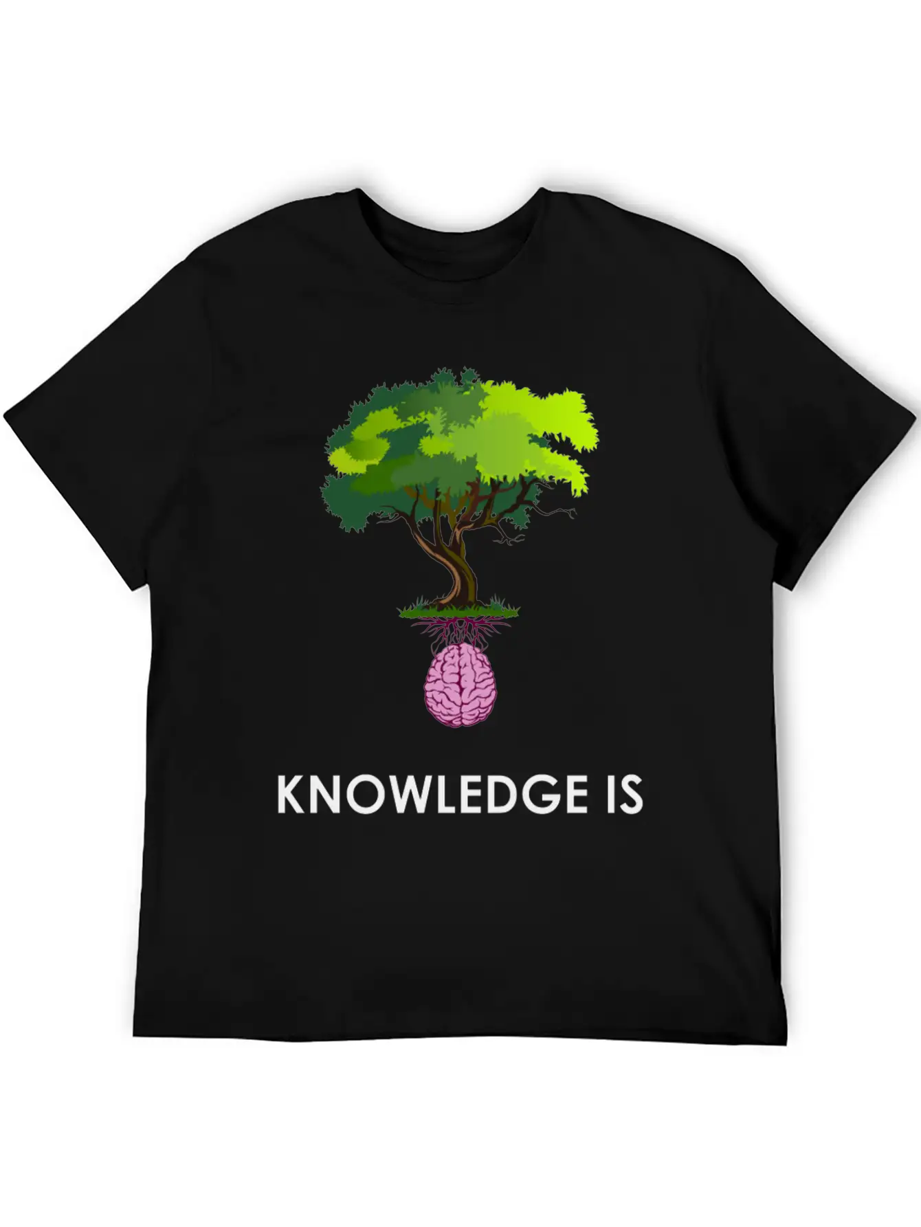 Tree Of Knowledge Design Modern Fit Casual T-Shirt – Clean And Versatile Design