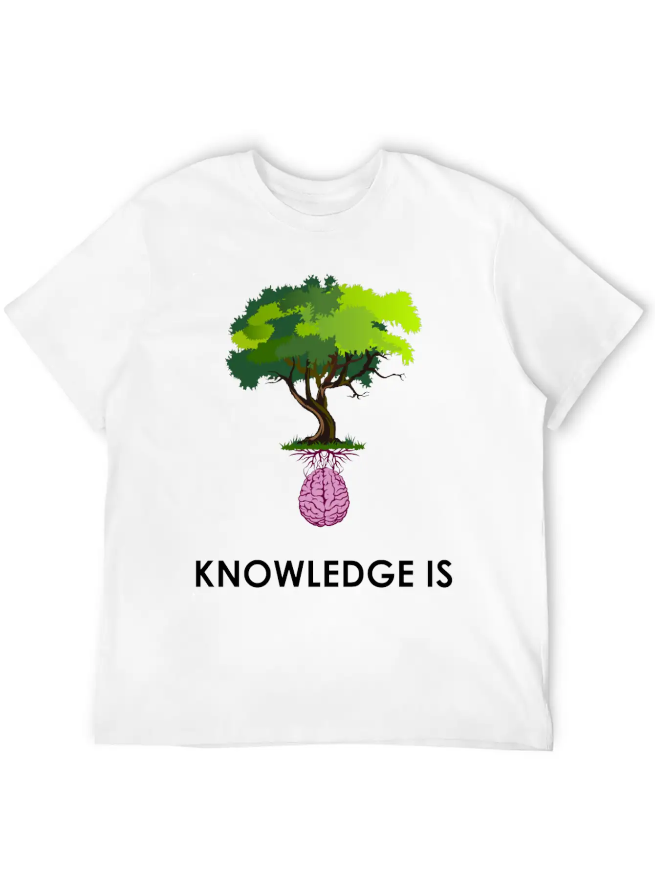 Tree Of Knowledge Design Modern Fit Casual T-Shirt – Clean And Versatile Design