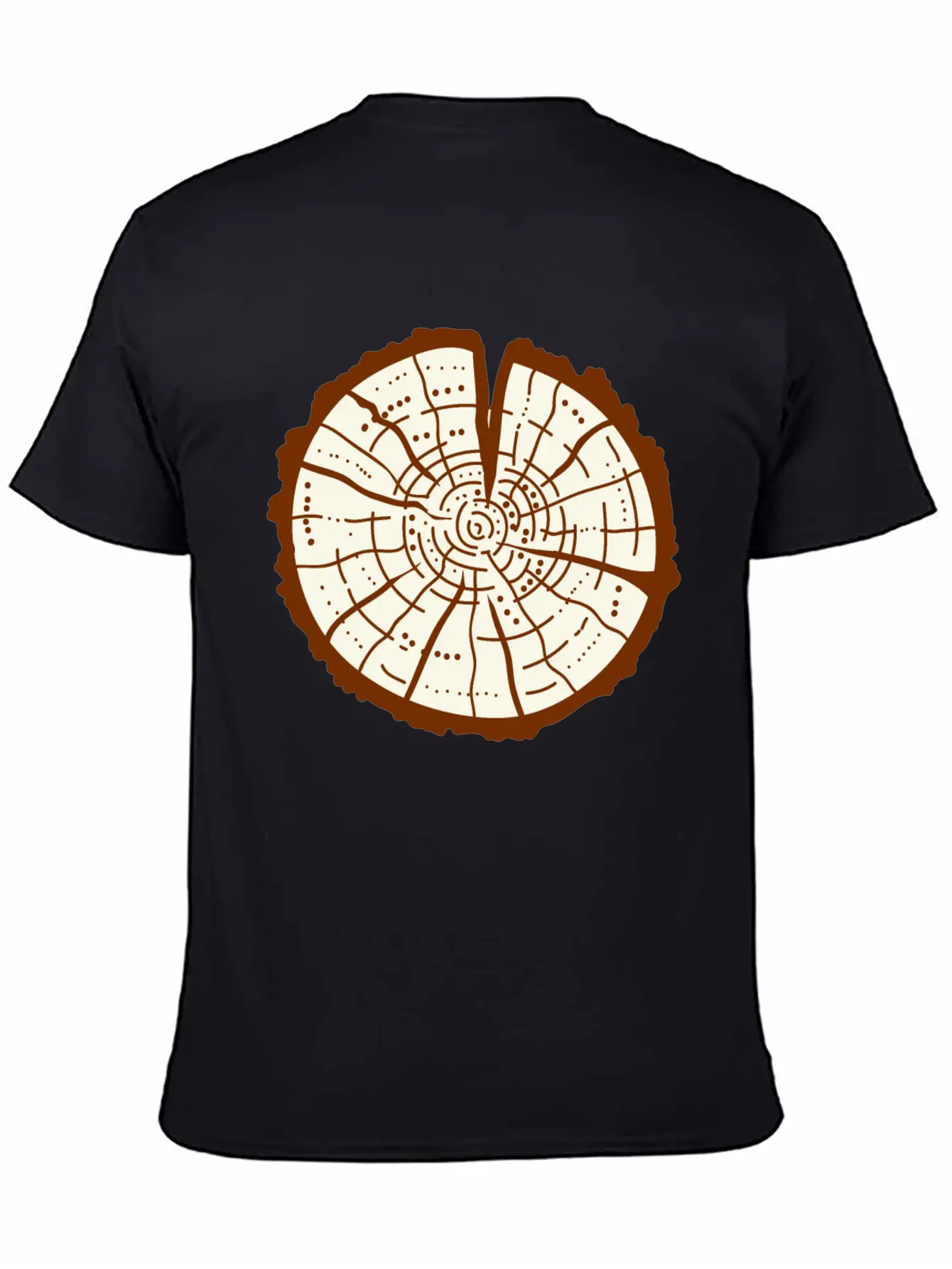 Tree Trunk Essential Cotton Tee For Daily Outfits – Unisex Style
