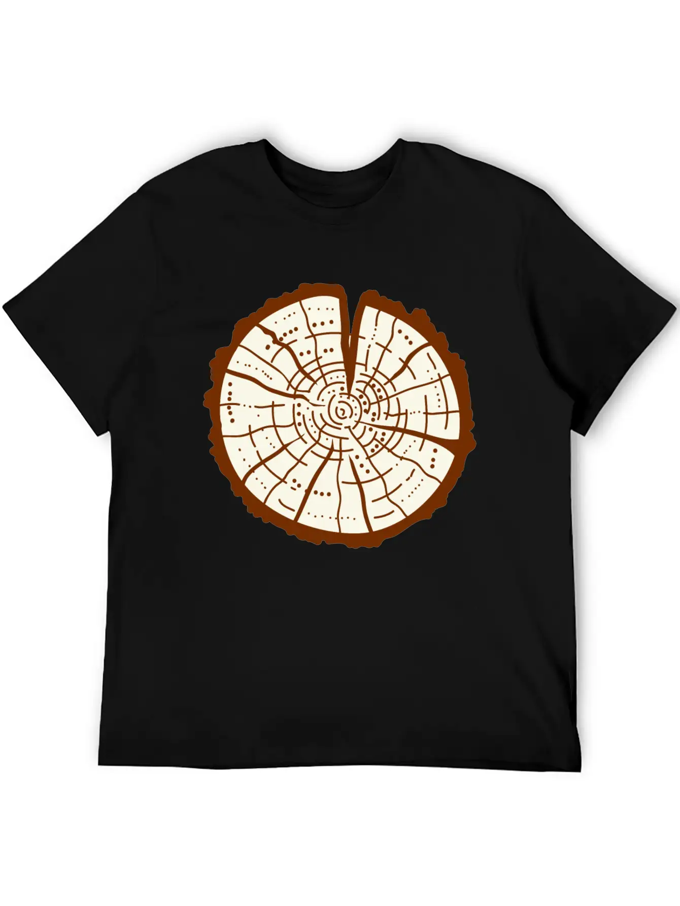 Tree Trunk Essential Cotton Tee For Daily Outfits – Unisex Style