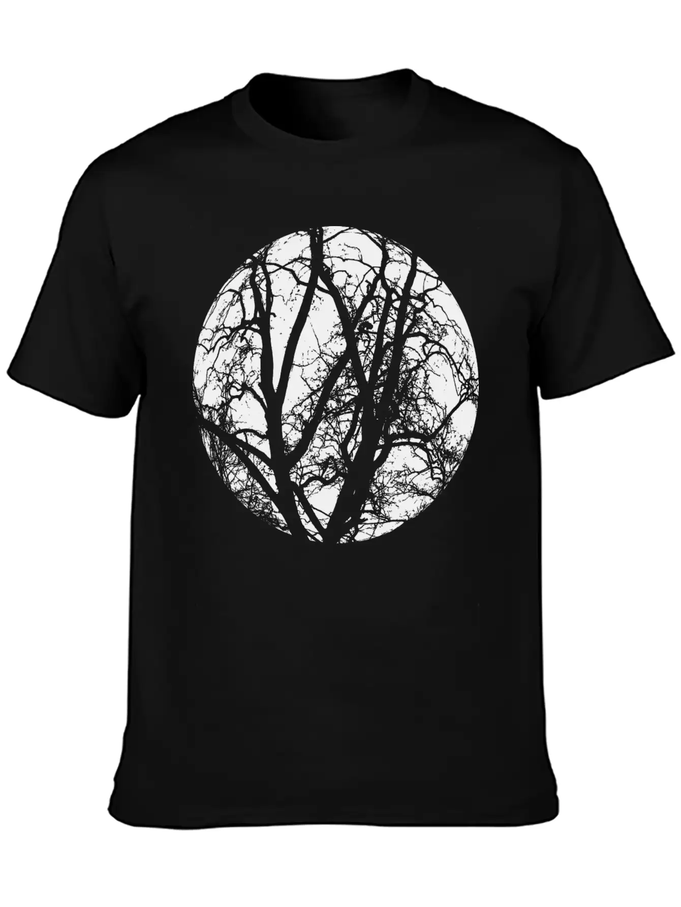 Trees Branches Classic Fit Graphic Tee For Daily Comfort – Unisex Cotton Shirt