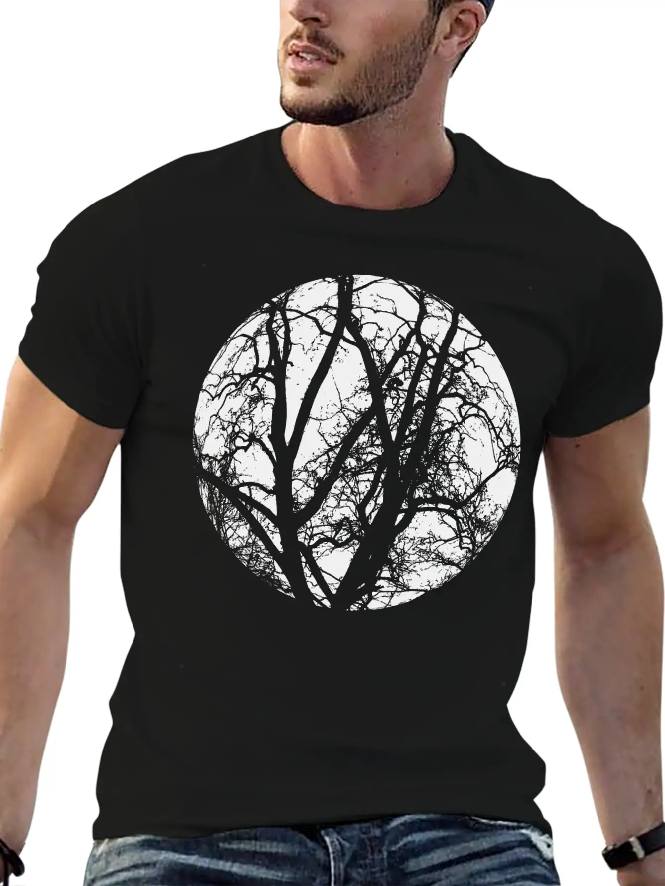 Trees Branches Classic Fit Graphic Tee For Daily Comfort – Unisex Cotton Shirt