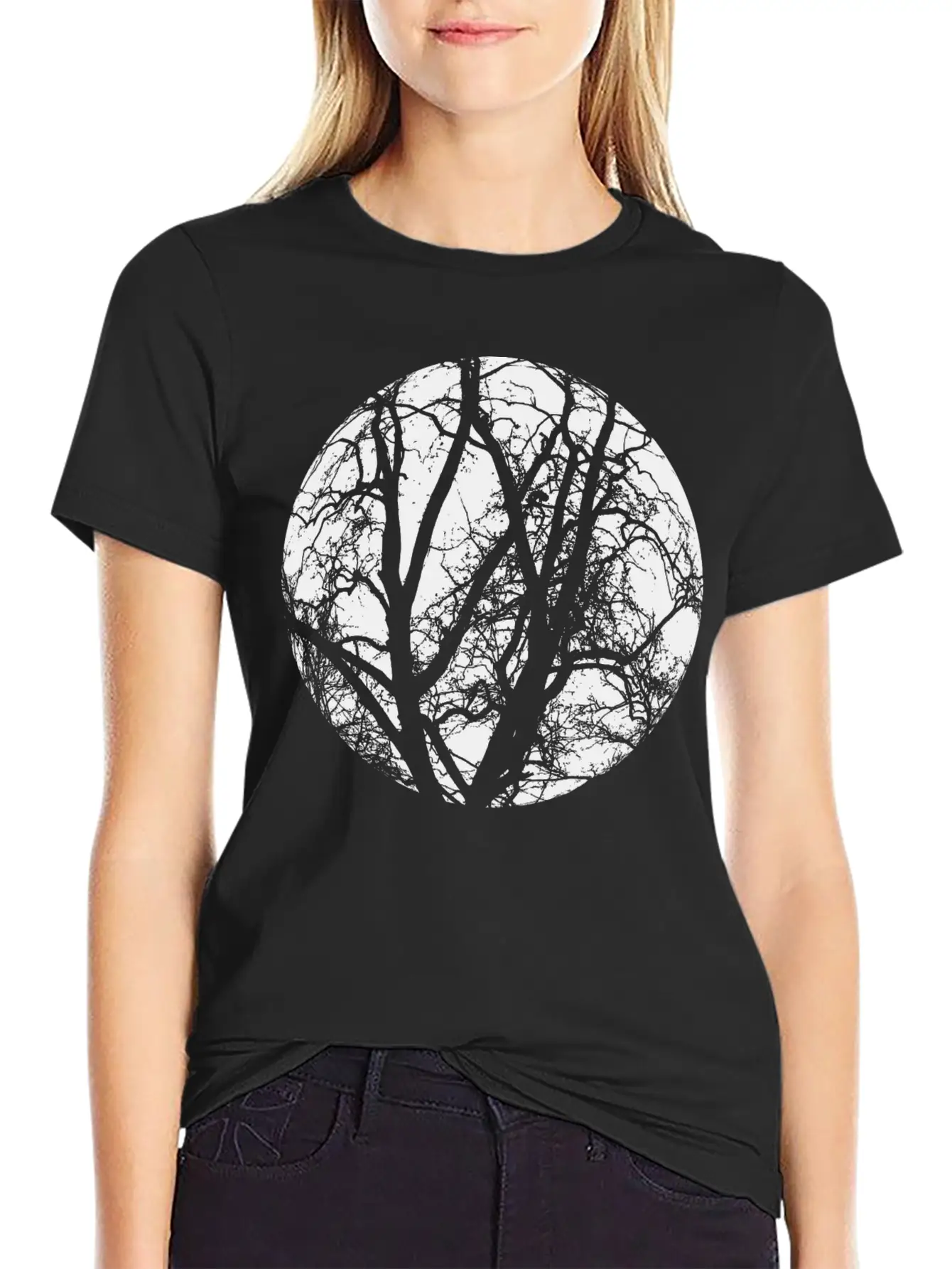 Trees Branches Classic Fit Graphic Tee For Daily Comfort – Unisex Cotton Shirt