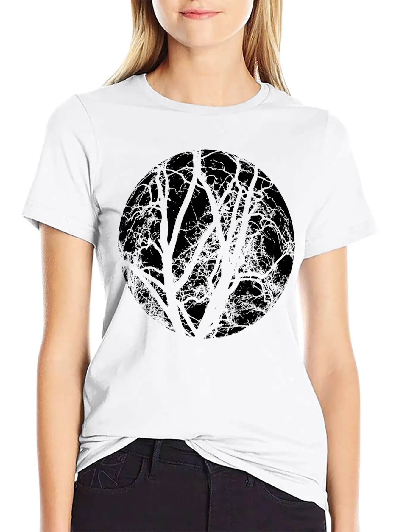 Trees Branches Classic Fit Graphic Tee For Daily Comfort – Unisex Cotton Shirt